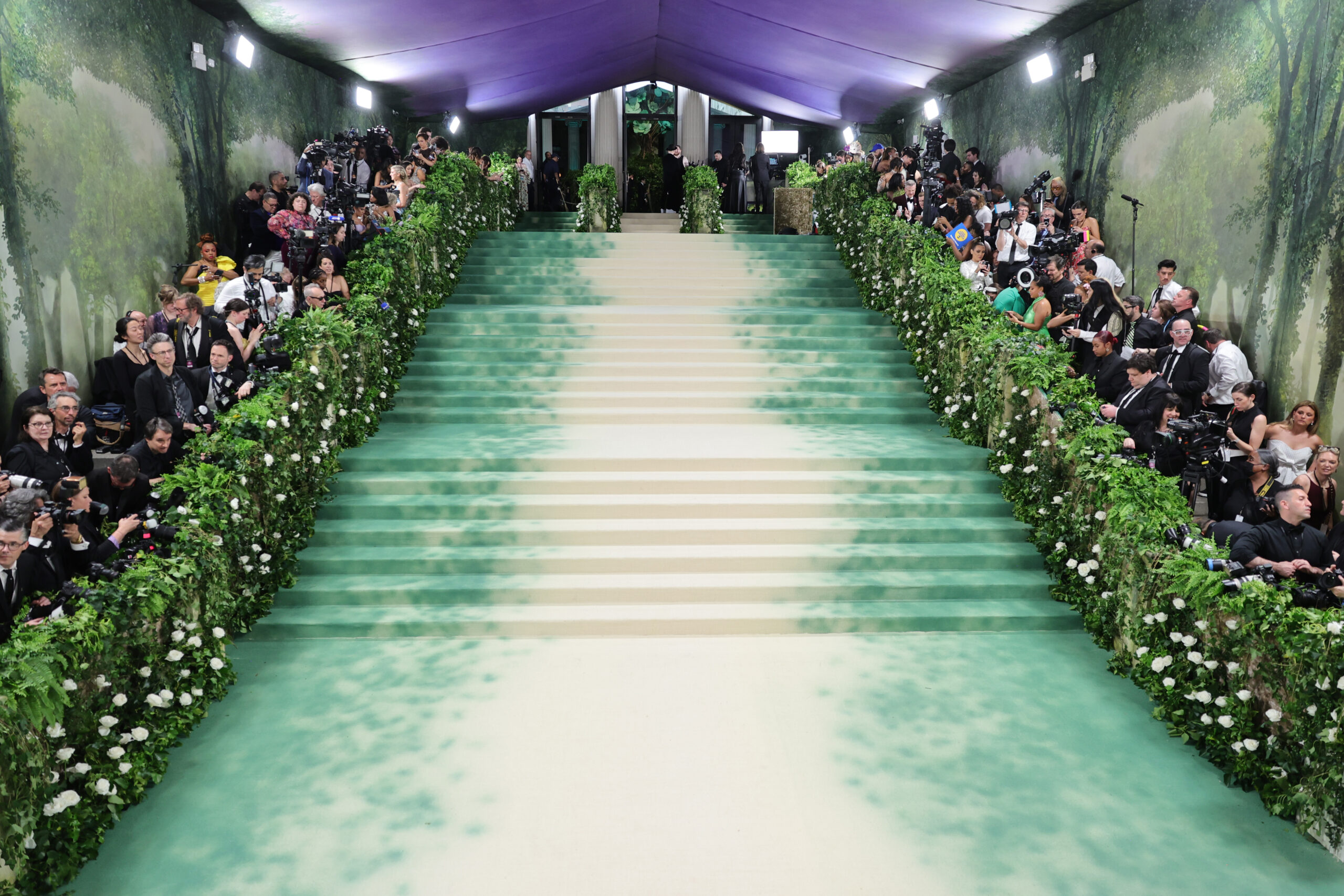 The 2024 "Garden  of Time" Met Gala carpet in New York | Source: Getty Images