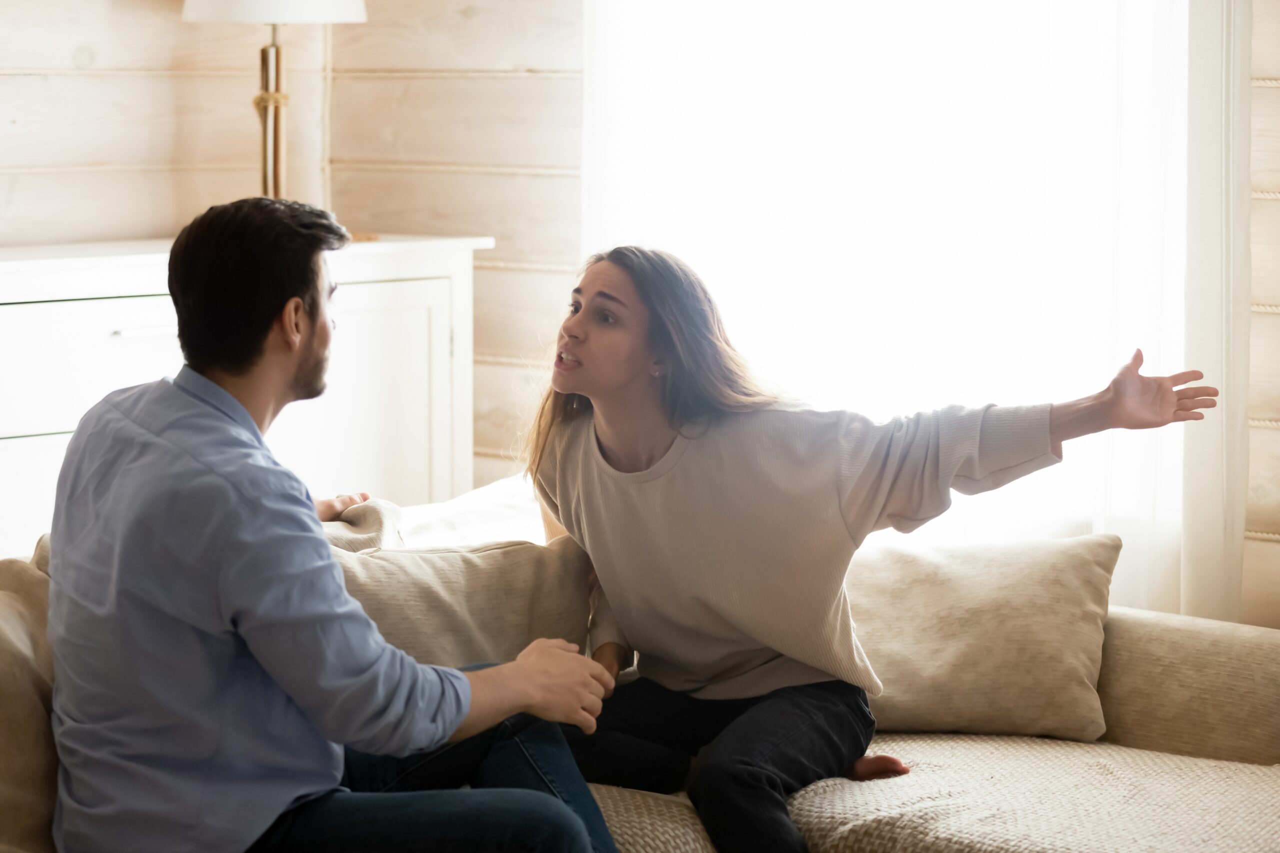 A couple arguing | Source: Shutterstock