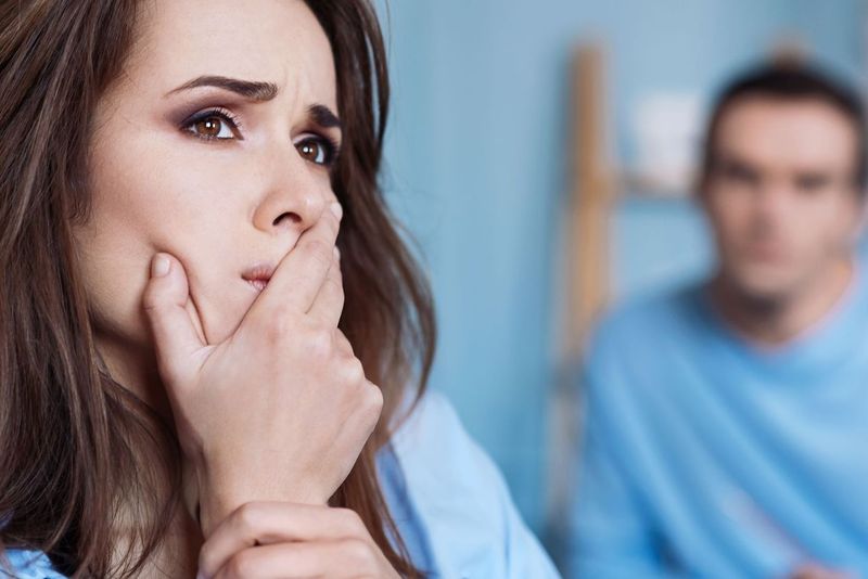 A woman looking upset. | Source: Shutterstock