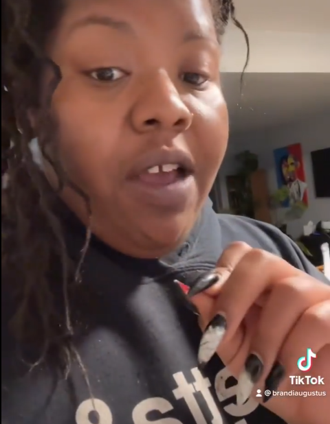 Brandi Augustus warns about the waffle batter in hotels | Source: tiktok.com/brandiaugustus