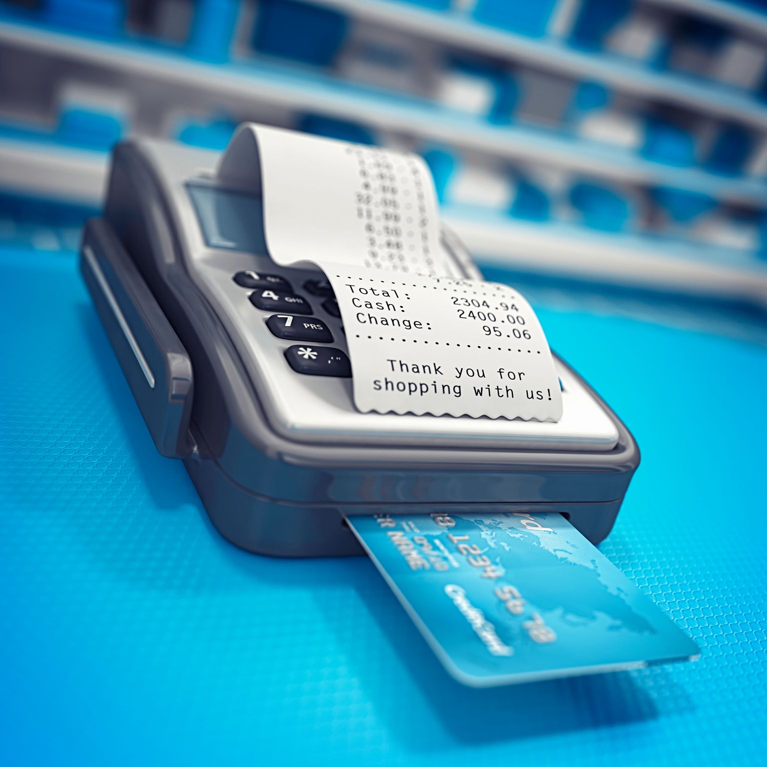 A payment system and receipt | Source: Getty Images