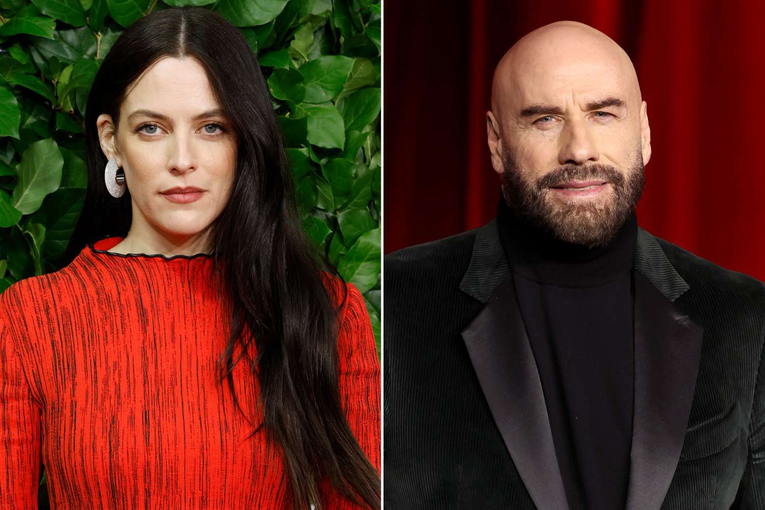 Riley Keough and John Travolta