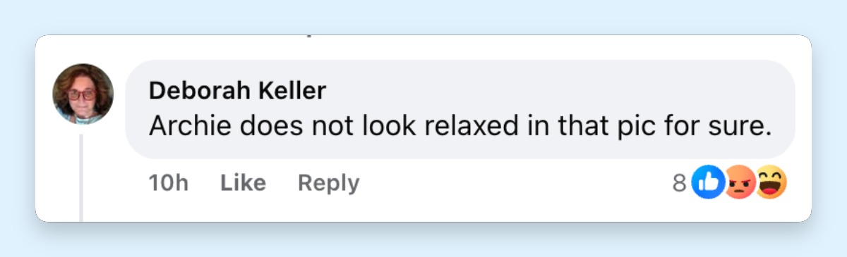 Some viewers shifted the conversation from the children's hair to Archie's body language, with one person writing, "Archie does not look relaxed in that pic for sure." This reaction added to the wider debate over how fans interpreted the rare family moment.