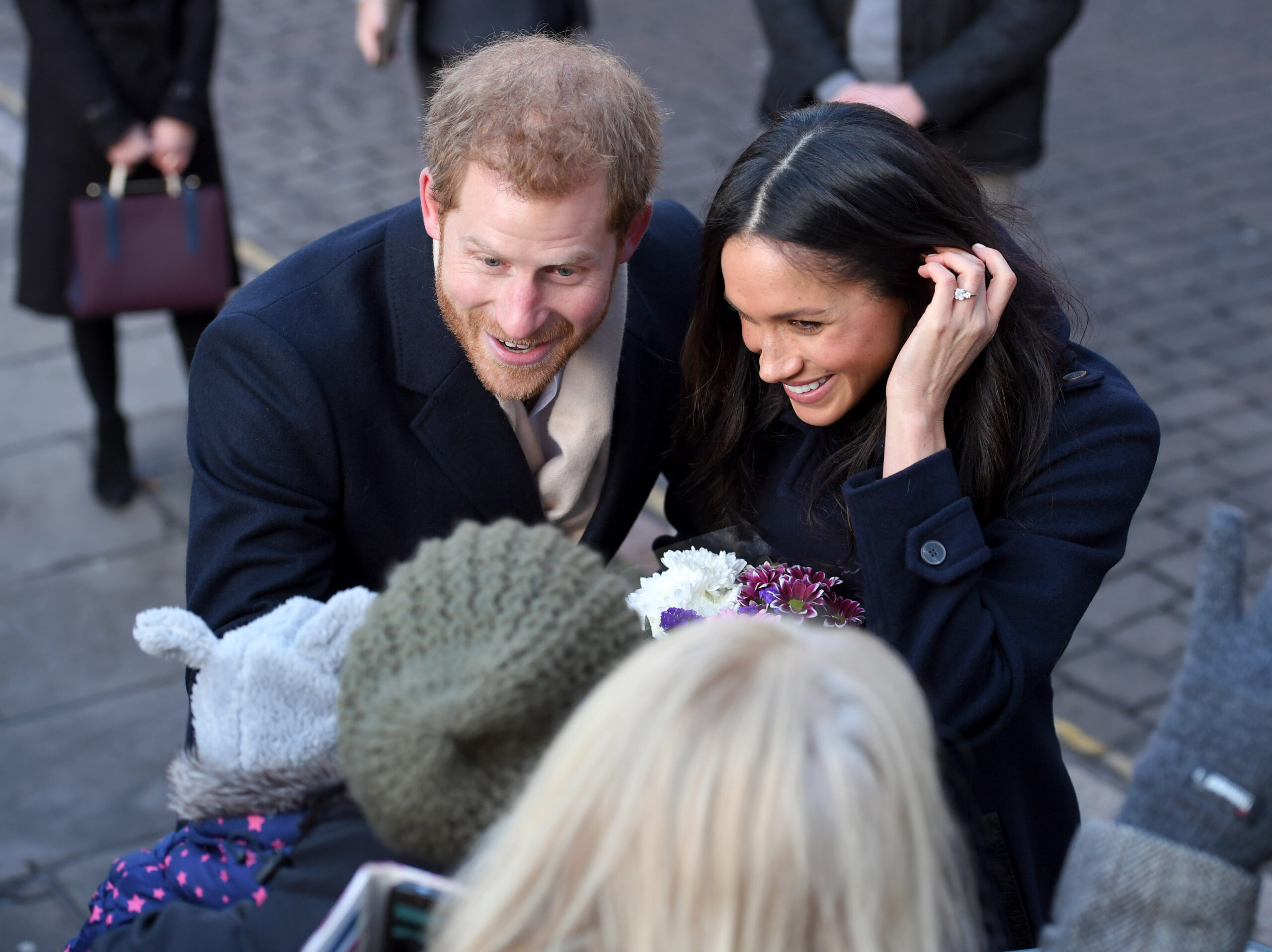 Prince Harry and Meghan Markle attend the Terrence Higgins Trust World AIDS Day charity fair at Nottingham Contemporary on December 1, 2017 in Nottingham, England