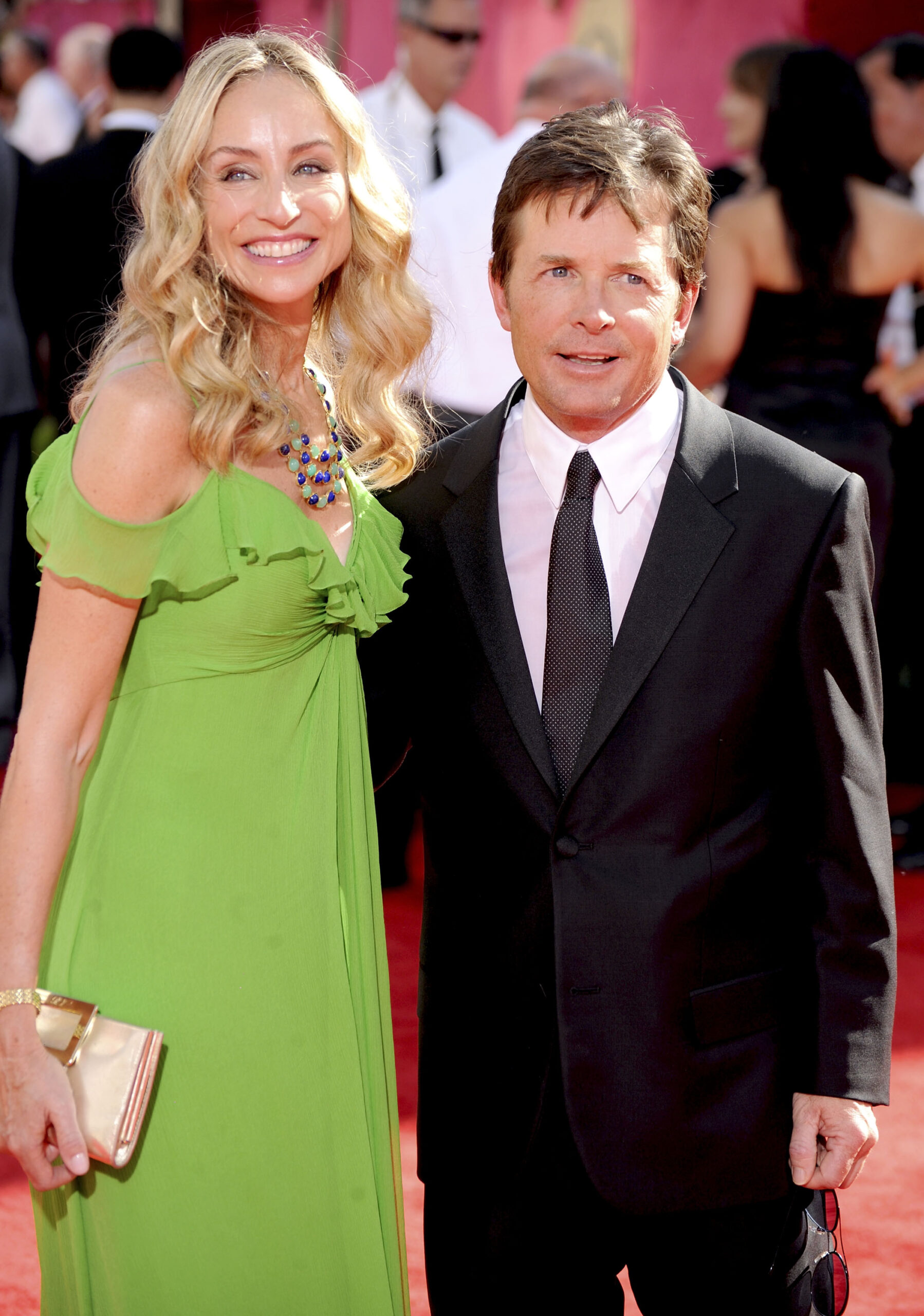 The pair turned heads at the 61st Primetime Emmy Awards during a year of major creative triumphs for Michael. That evening, he took home the award for Outstanding Guest Actor for his role on "Rescue Me." Tracy was right there to celebrate every milestone.