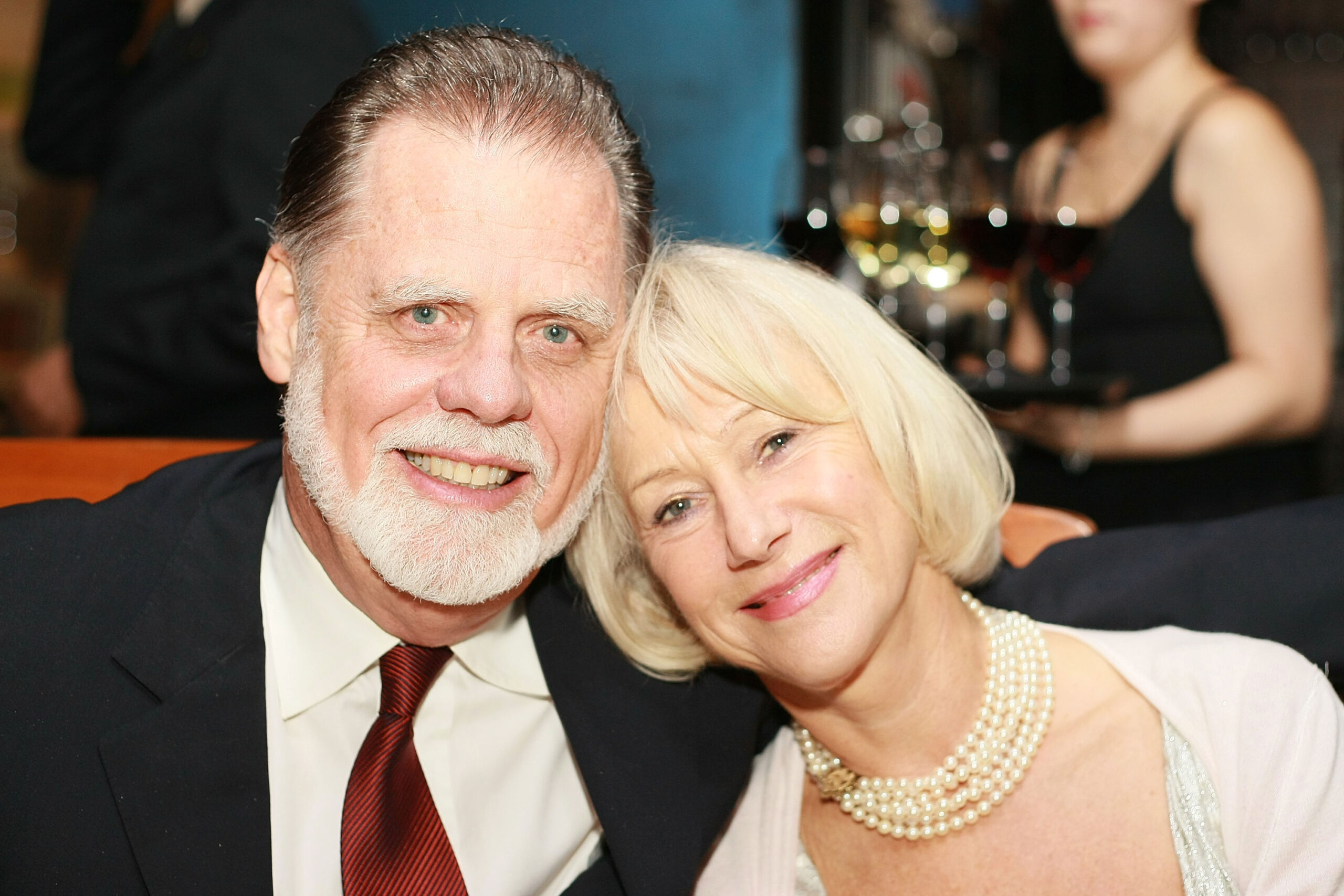 Taylor Hackford and Dame Helen Mirren at the 7th Directors Guild of America Honors after-party on October 16, 2008, in New York City