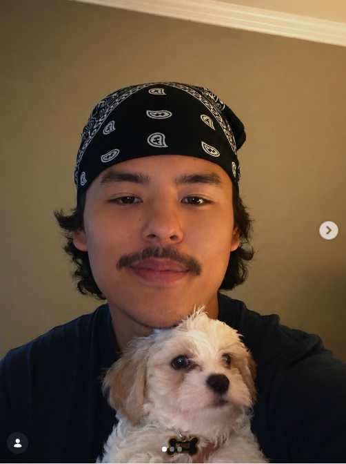 Collin is preparing to publish a book. On this occasion, he posed with his newly adopted dog on June 28, 2026.