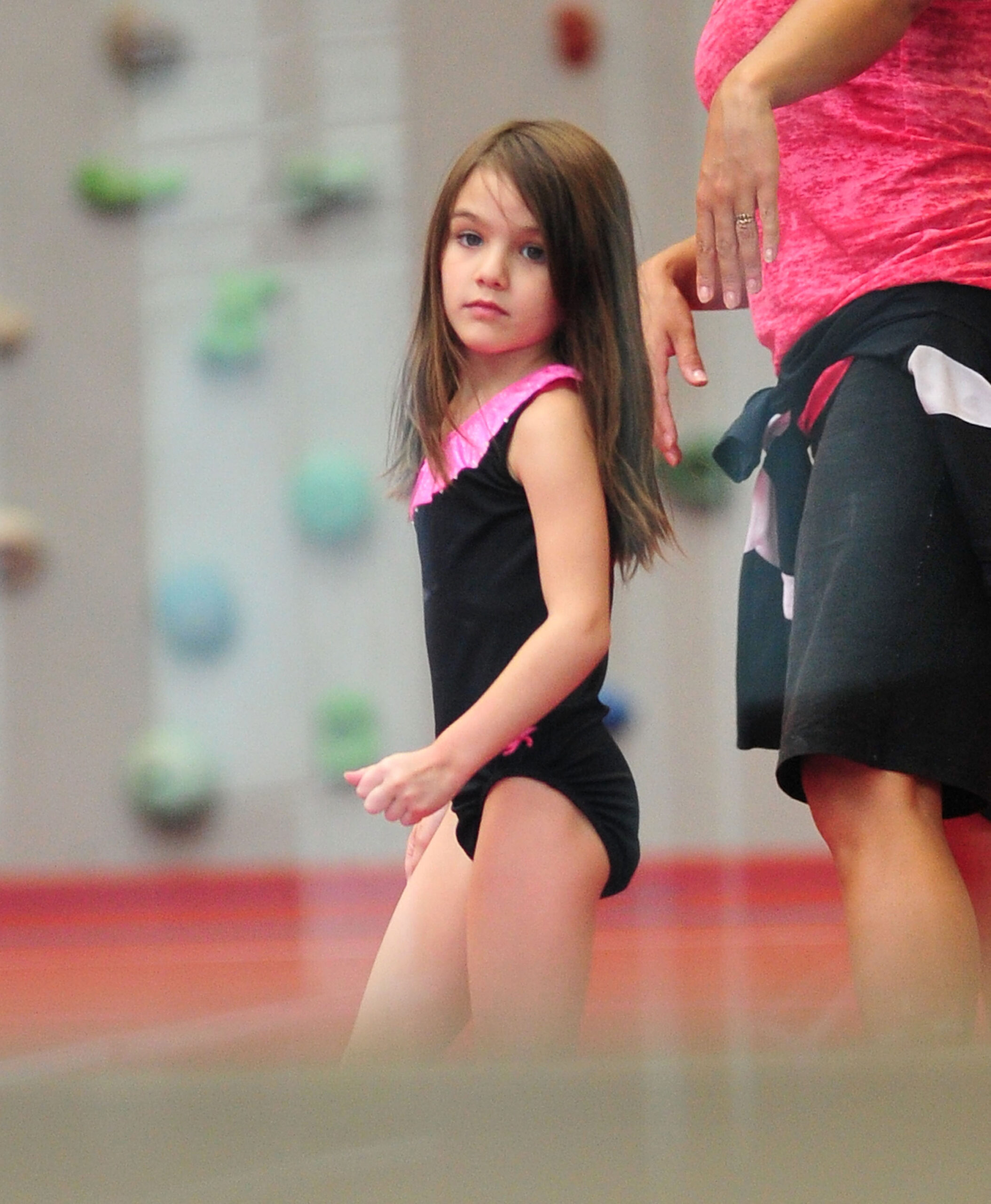 Suri Cruise at the Chelsea Piers on September 8, 2011, in New York City.