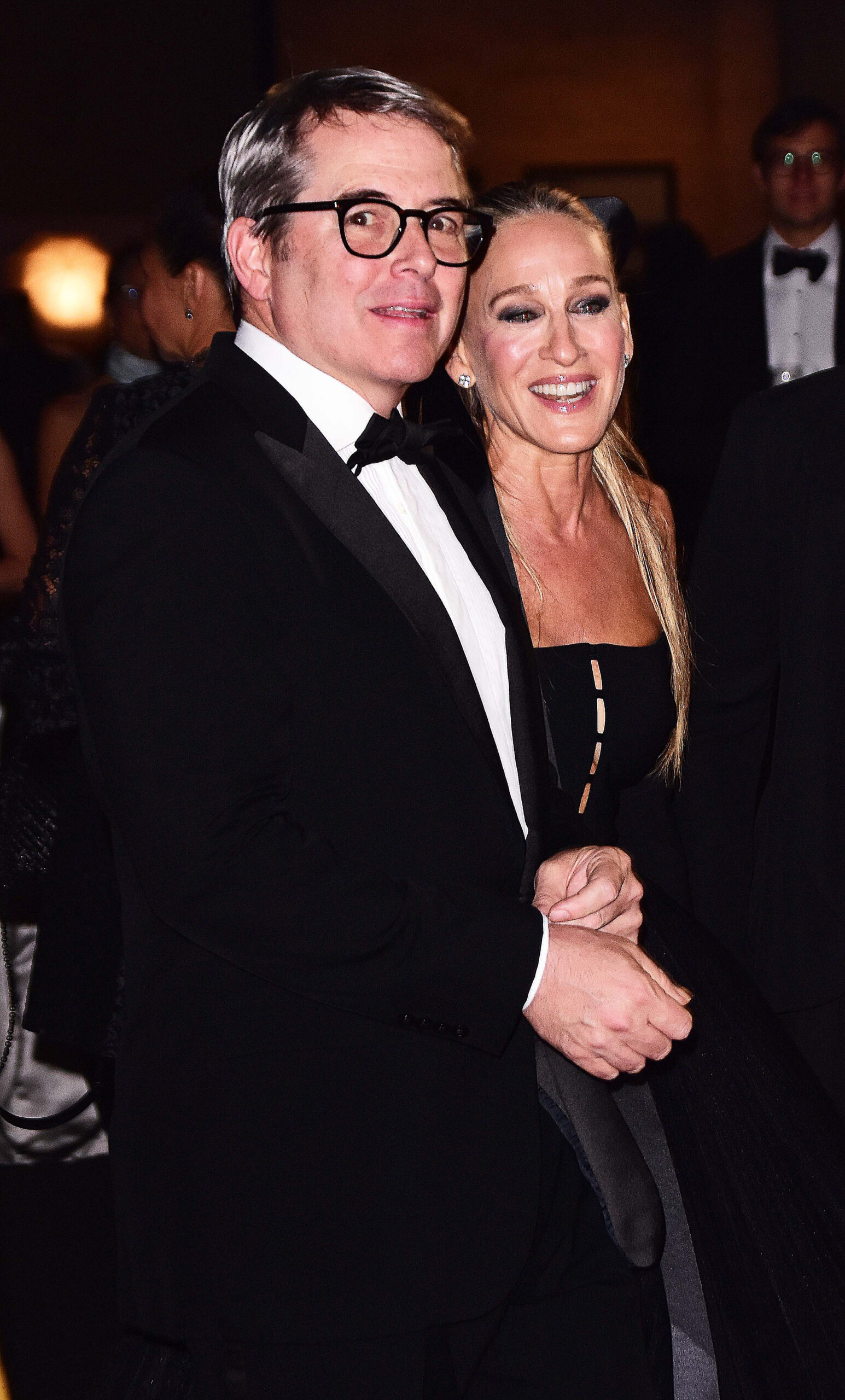 Matthew Broderick and Sarah Jessica Parker on October 5, 2023, in New York City.