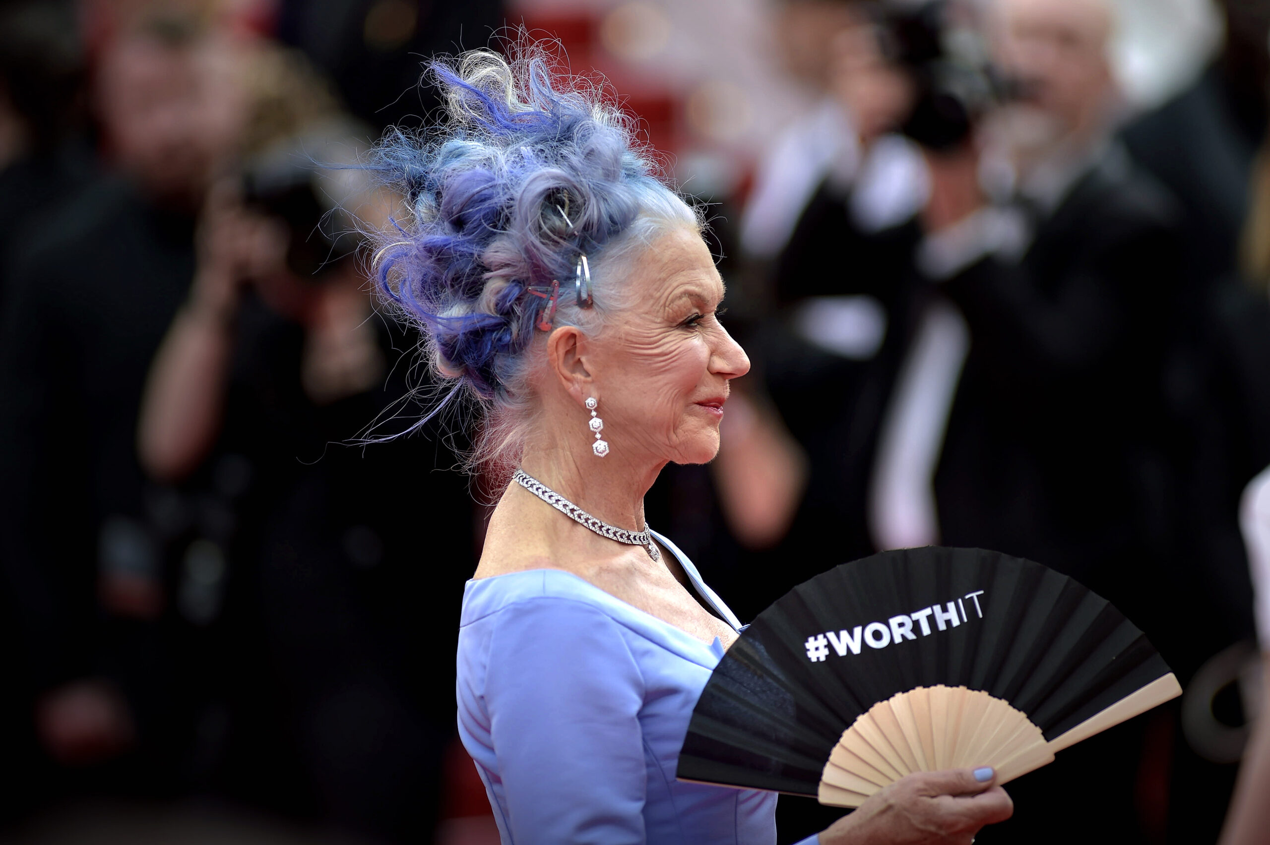 Helen Mirren at the Cannes Film Festival opening ceremony and red carpet for the film "Jeanne du Barry," in Cannes, France, on May 16, 2023