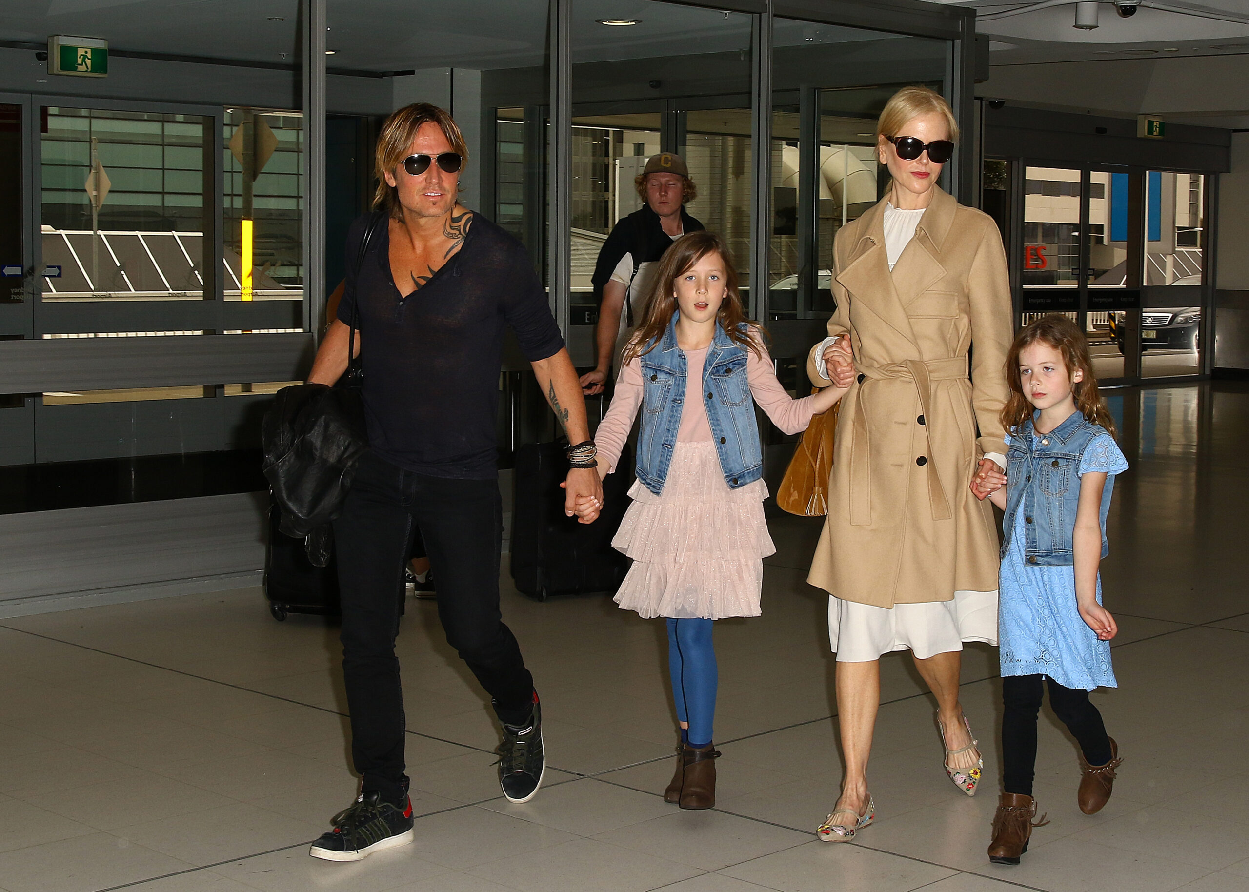 Keith Urban, Nicole Kidman, and Sunday and Faith Kidman-Urban spotted at the airport in Sydney, Australia on March 28, 2017.