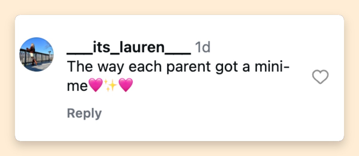 The nostalgic snapshots quickly sparked comparisons between the twins and their parents, with one fan joking that Sarah Jessica and Matthew had each gotten a "mini-me."