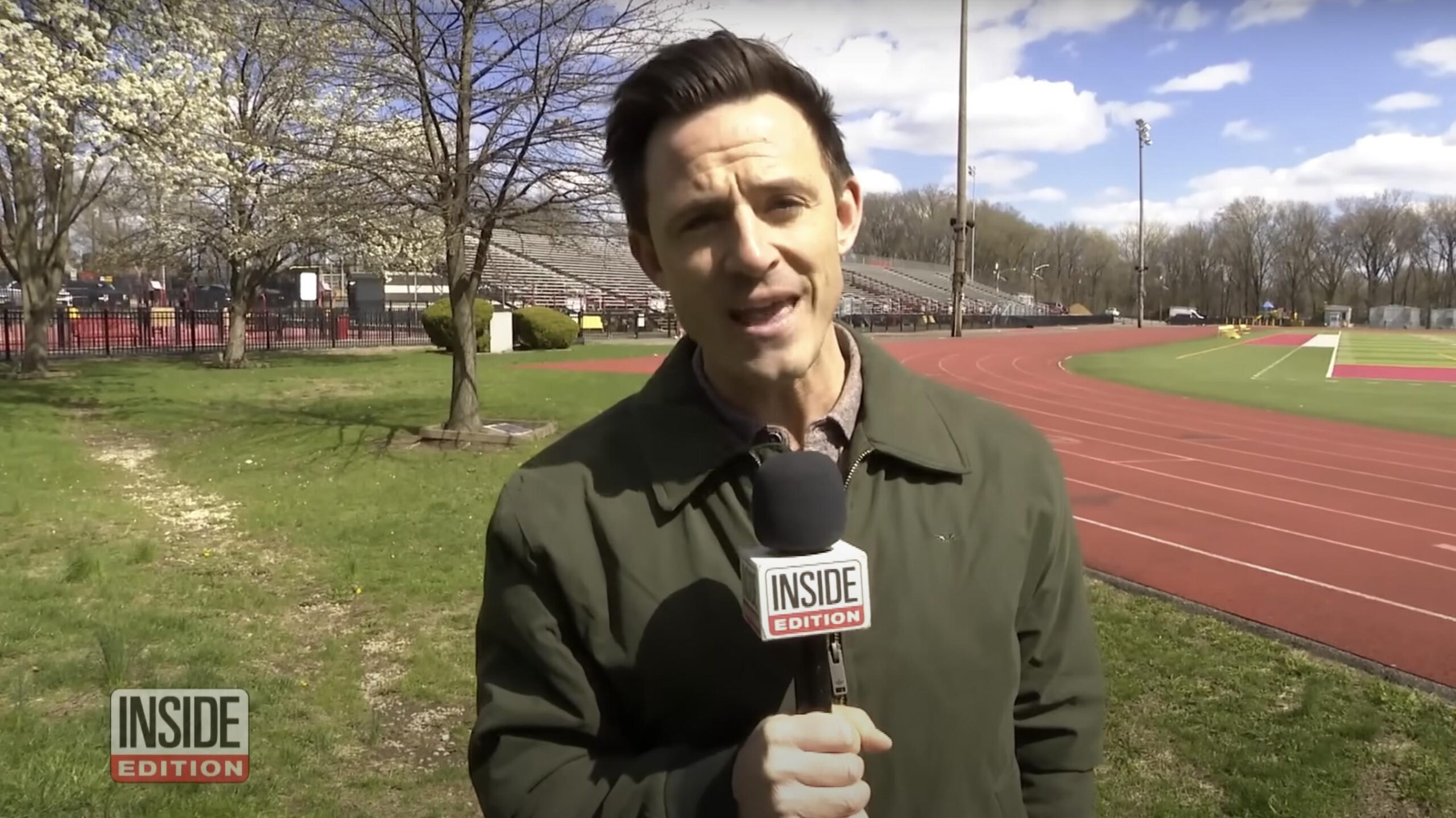 The track field at Kuykendall Stadium dated, April 9, 2025