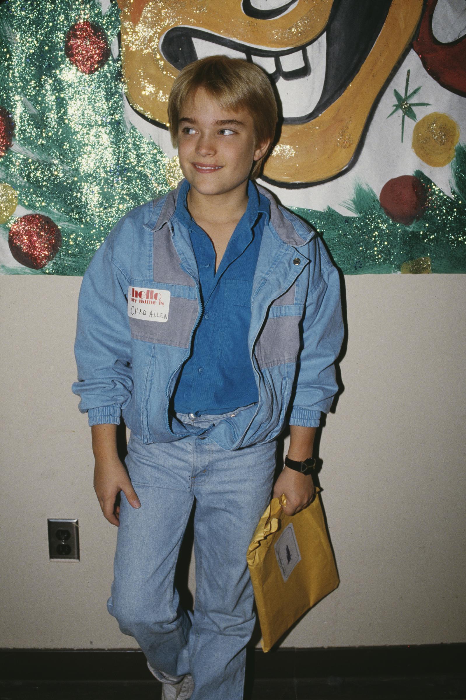 The child star, circa 1985