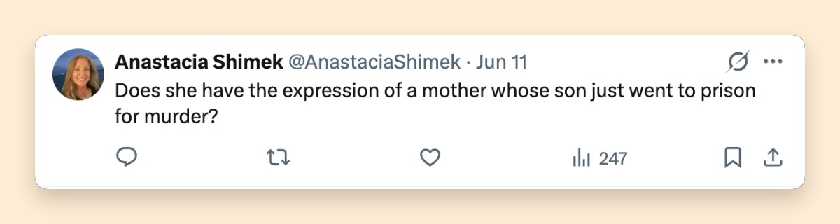 The public response to Karmelo Anthony's family quickly moved beyond the courtroom and into questions about appearance, emotion, and perception. One commenter openly questioned whether the family's demeanor matched the gravity of the case.