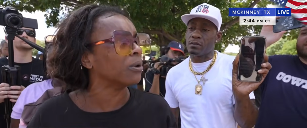 The witness reacts outside the Collin County Courthouse following Karmelo Anthony's sentencing. Speaking with reporters, she expressed frustration, disbelief, and uncertainty in the aftermath of the verdict.