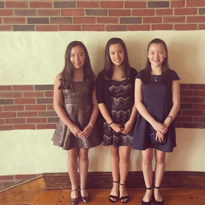 Only Hannah of the sextuplets attended her father's wedding. On this occasion, the girls of the sextuplet posed together as they prepared to turn 14 on April 28, 2018.