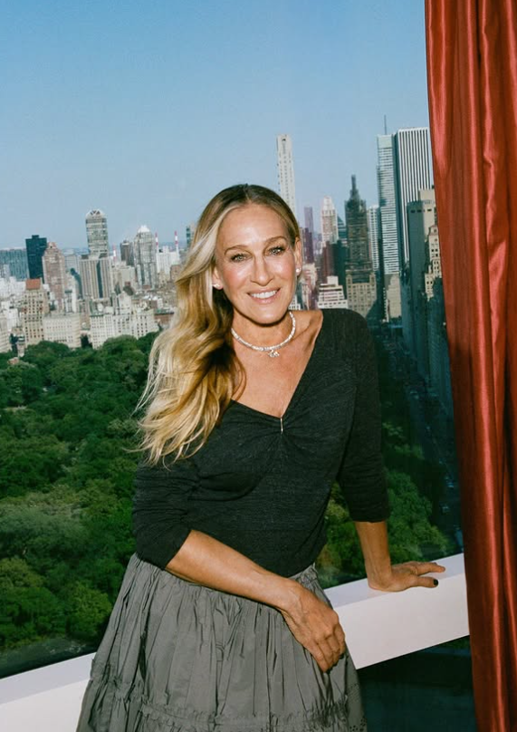 Sarah Jessica Parker smiles during a recent appearance in New York City. The actress used Instagram to celebrate her twin daughters' 17th birthday with a heartfelt message and a rare collection of family photos.