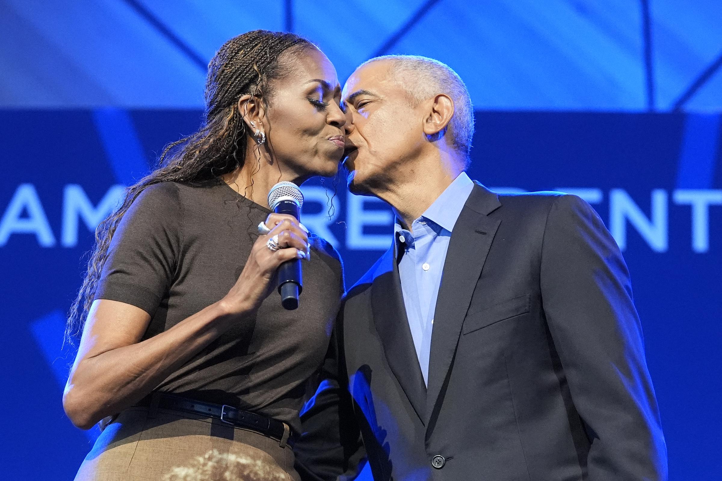 Barack later admitted he was "a little shaken up" because of his love for his late mother-in-law, Marian Robinson. The moment became even more poignant as Michelle explained the story behind the skirt.