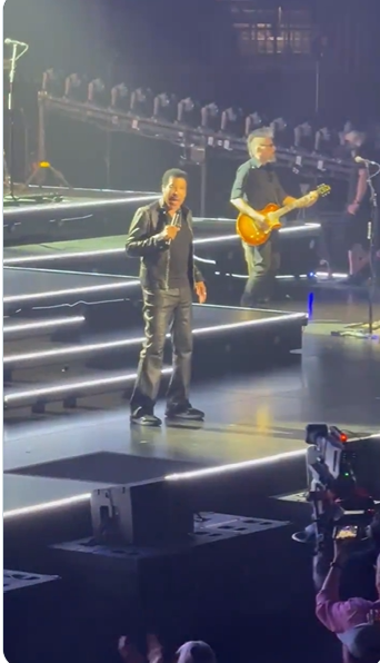Lionel Richie performs at Grand Casino Arena in St. Paul, Minnesota, during opening night of the Sing A Song All Night Long Tour with Earth, Wind & Fire. Fans later said they noticed the singer appeared different from his usual energetic self as the show progressed.