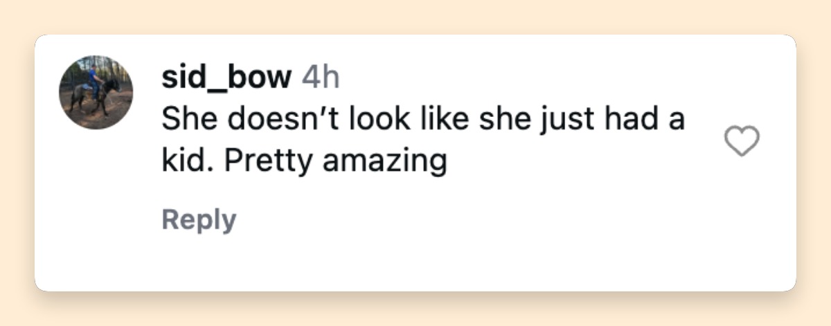 Some netizens were quick to compliment the White House Press Secretary. Here's a comment about her appearance on June 23, 2026
