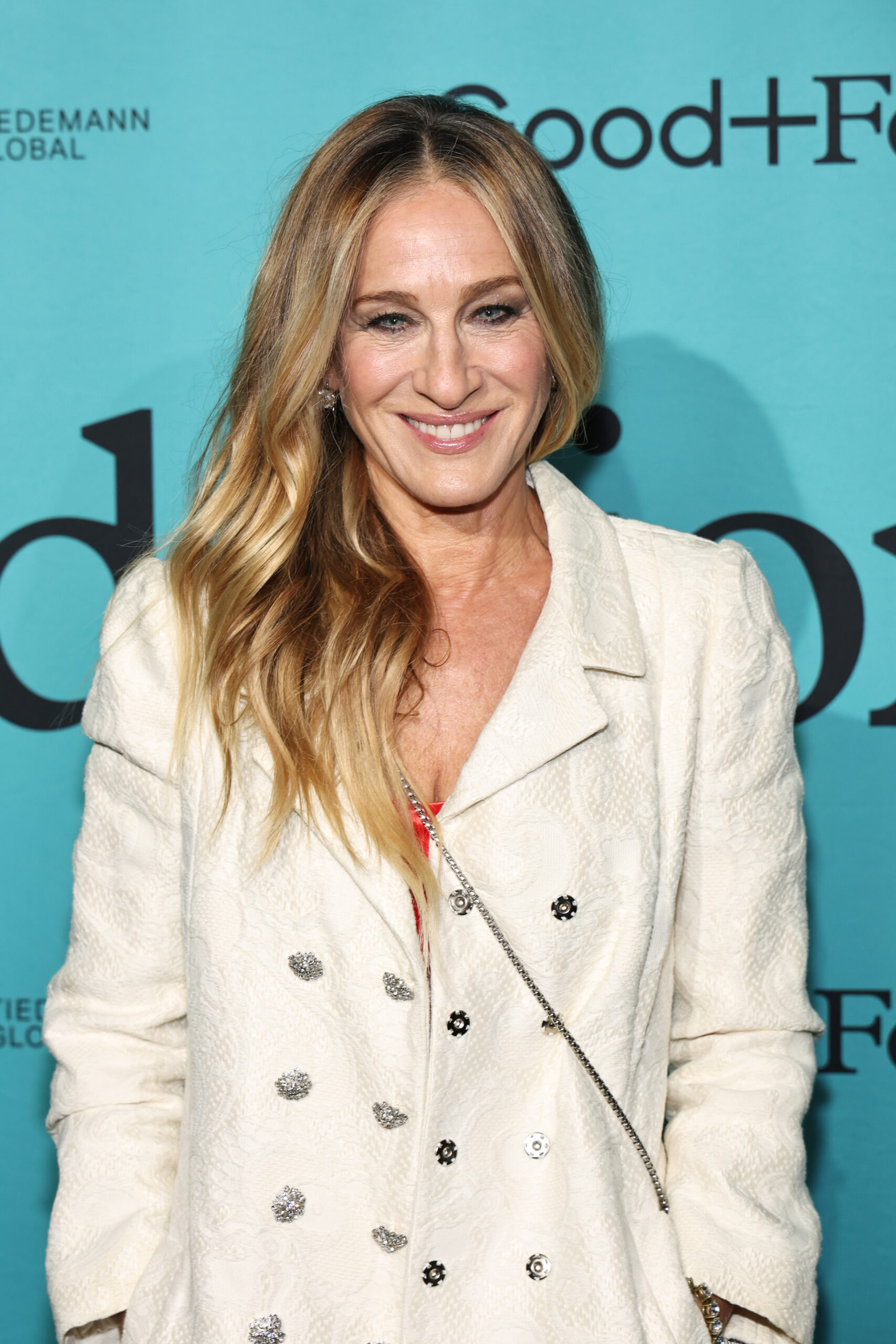 Sarah Jessica Parker at the Good+Foundation “A Very Good+ Night of Comedy” Benefit on October 18, 2023, in New York City.