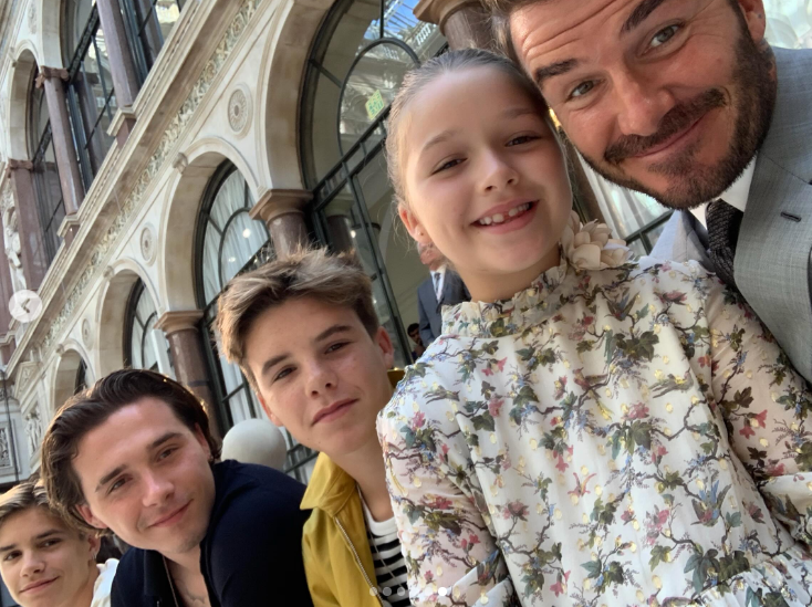 This family selfie brought Brooklyn, Romeo, Cruz, and Harper together in a single frame. Coming amid ongoing reports of a rift, Brooklyn's presence throughout the Father's Day post quickly became a talking point among followers.