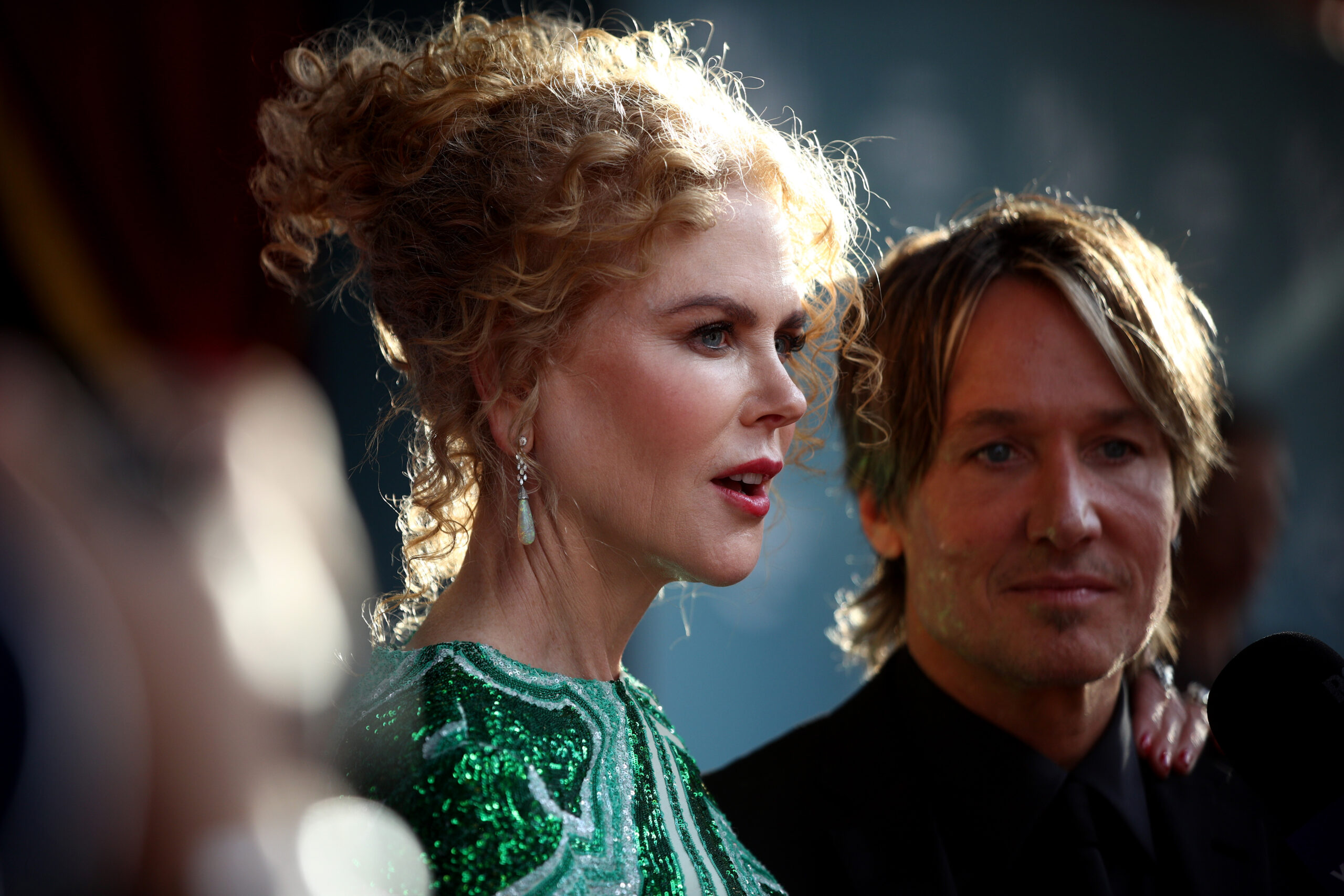 Nicole Kidman and Keith Urban at the Australian premiere of "Being the Ricardos" in Sydney in December 2021.