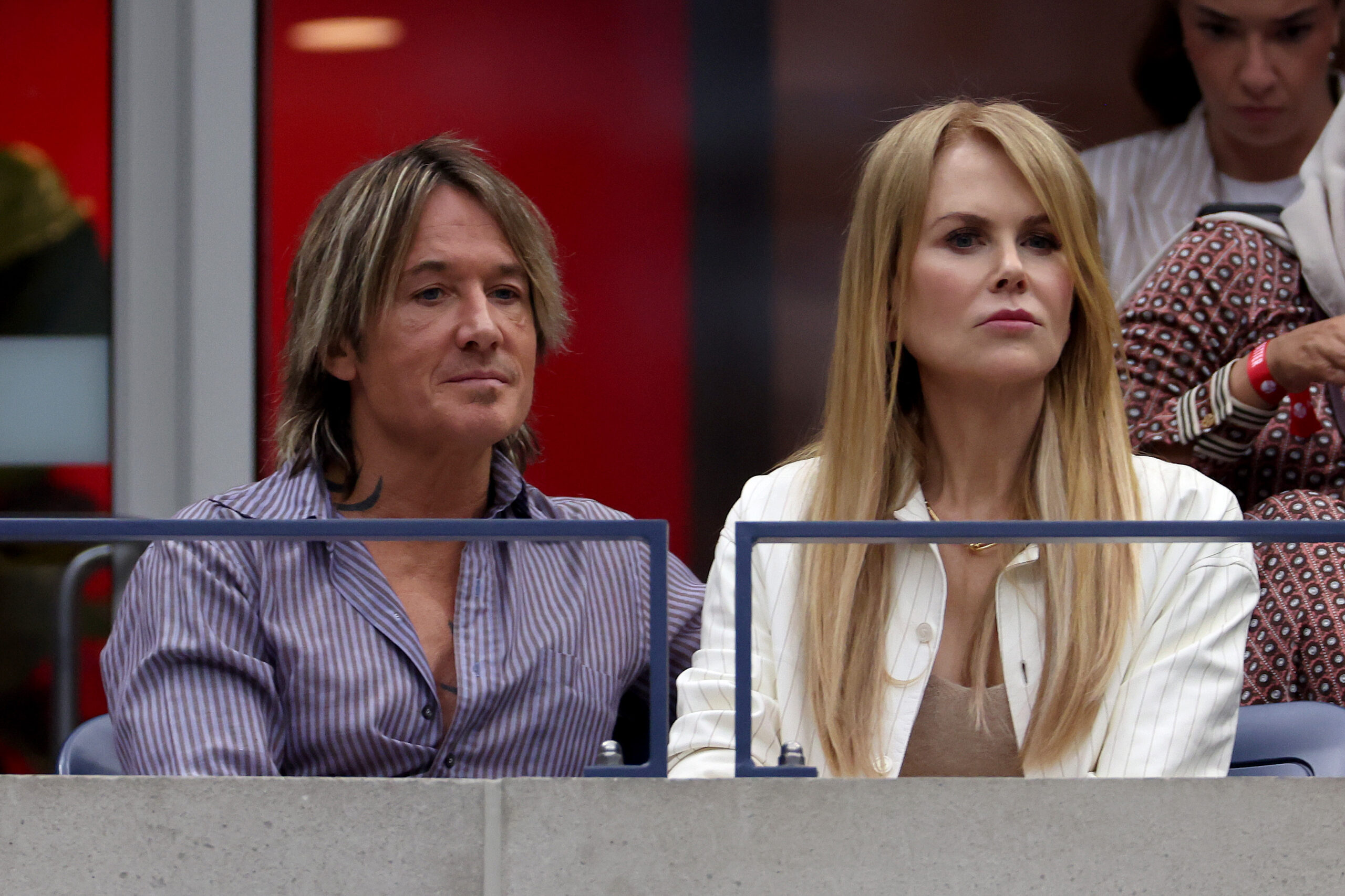 Nicole Kidman and Keith Urban attend the Men's Singles Final at the 2023 US Open in New York City.