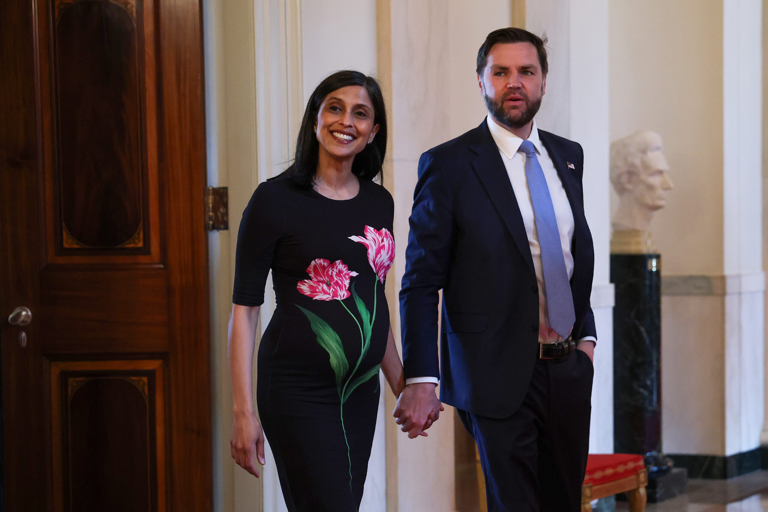 Some social media users said Usha and JD Vance's interaction during the Father's Day episode looked uncomfortable.