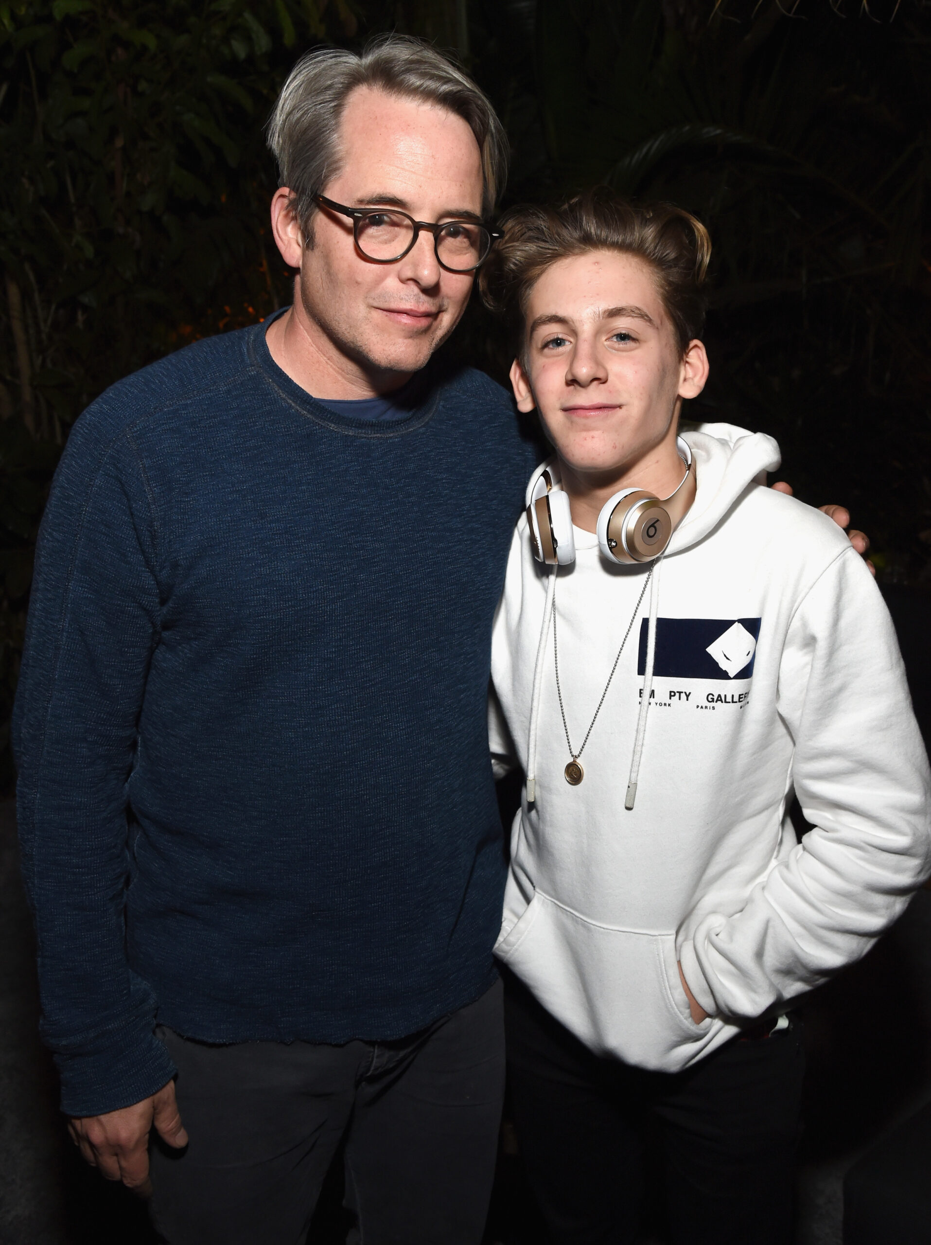 Matthew and James Broderick attend the GQ Men of the Year Party on December 7, 2017, in Los Angeles, California.