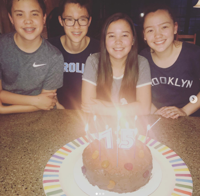 Eventually, Kate's social media featured only four of the six sextuplets. In this photo, she celebrated their 16th birthday on May 10, 2019.
