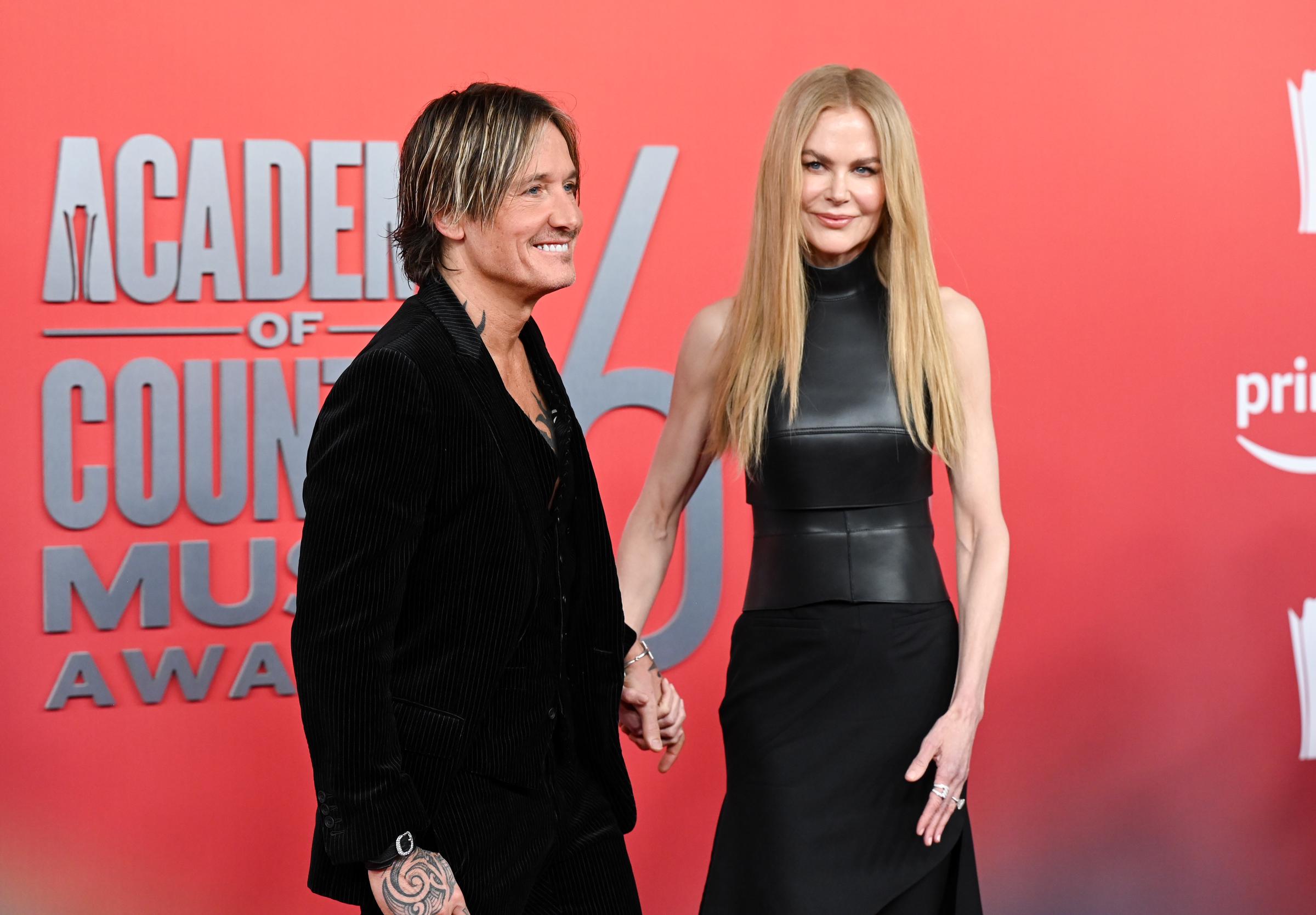 Keith Urban and Nicole Kidman at the 60th Academy Of Country Music Awards in Frisco, Texas on May 8, 2025.