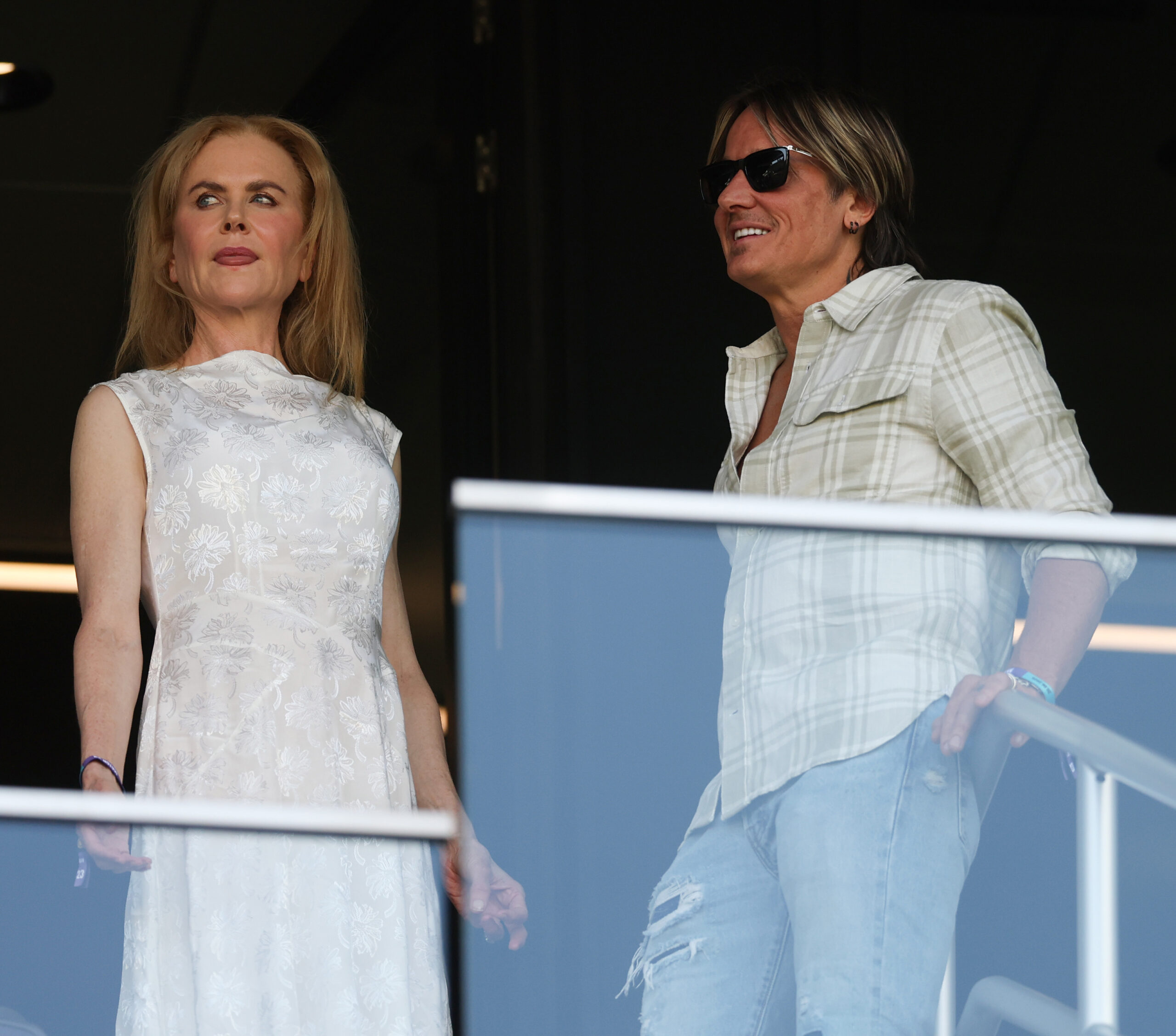 Nicole Kidman and Keith Urban at the FIFA Club World Cup group D match in Nashville, Tennessee on June 20, 2025.