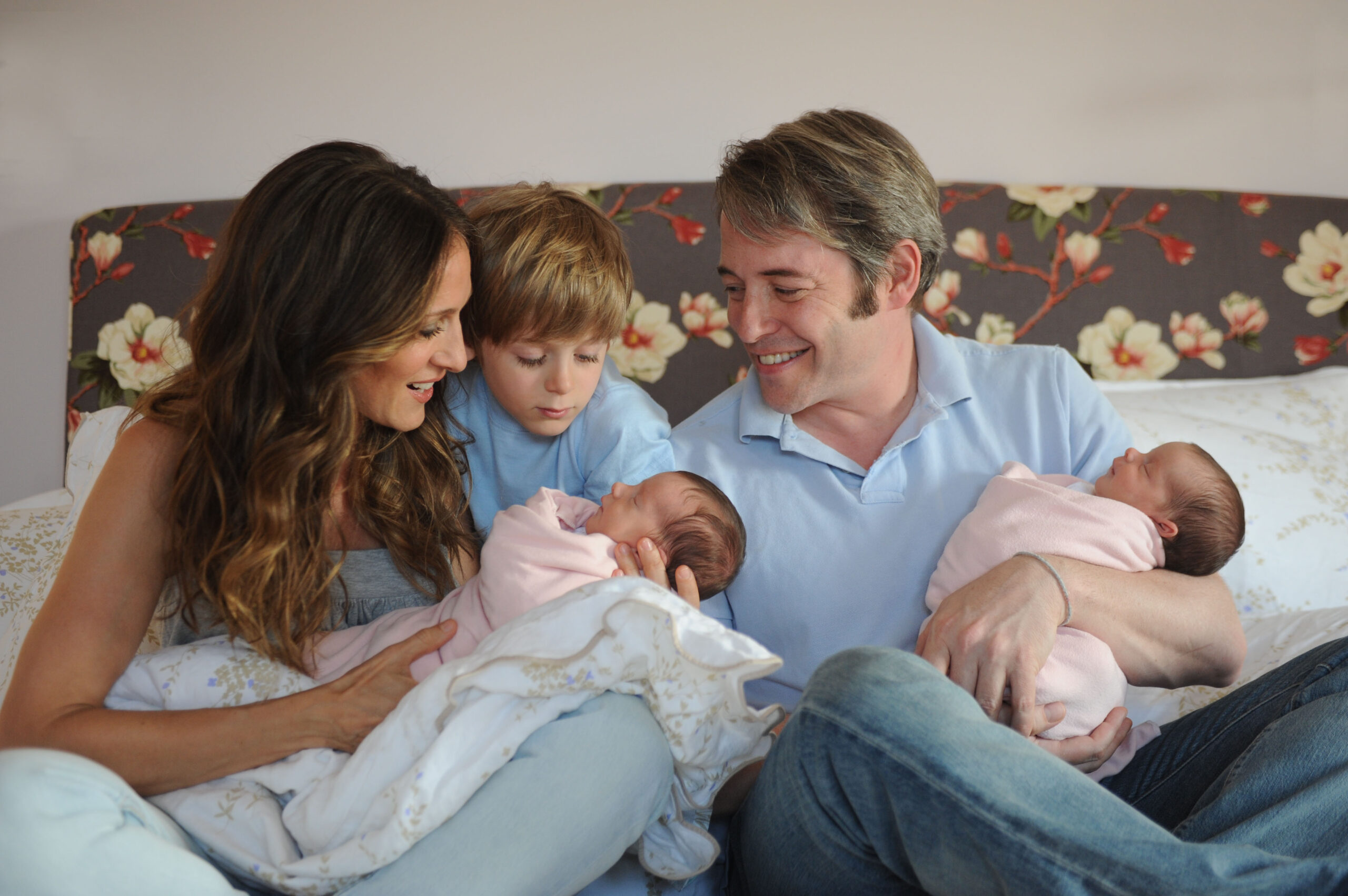 Sarah Jessica Parker, Marion, James, Matthew, and Tabitha Broderick pictured on June 22, 2009, in New York City.