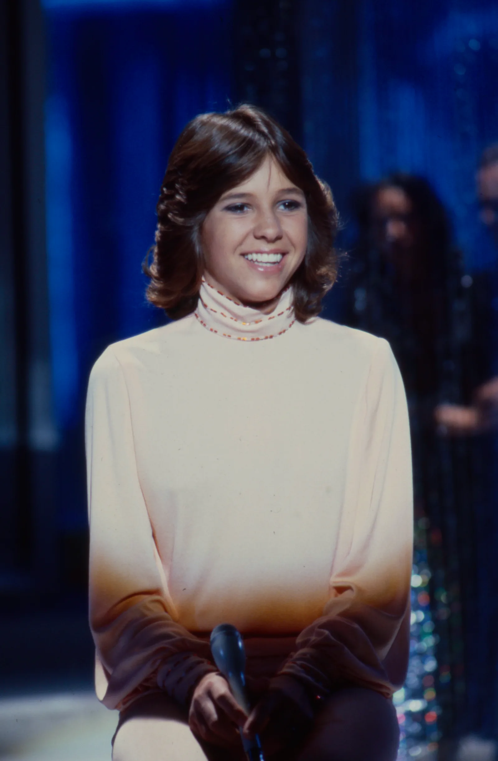 Kristy McNichol was a professional through and through. In this photo, she appeared on the TV special "Kristy and Jimmy McNichol Present ABC-Star Saturday" in Orem, Utah, in 1978.