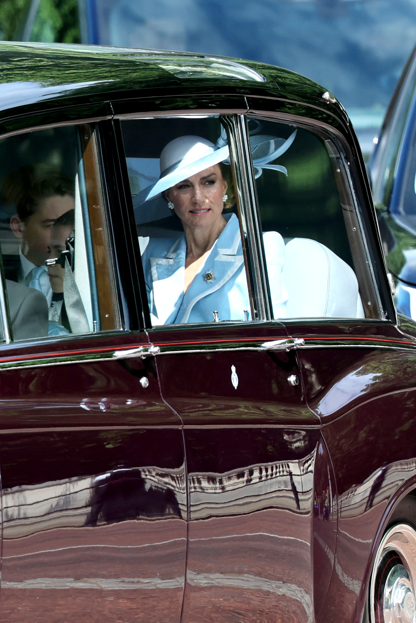 Her ensembles always stand out at these high-profile royal engagements. In this photo, Catherine, Princess of Wales, attended Trooping the Colour at Buckingham Palace on June 13, 2026, in London, England.