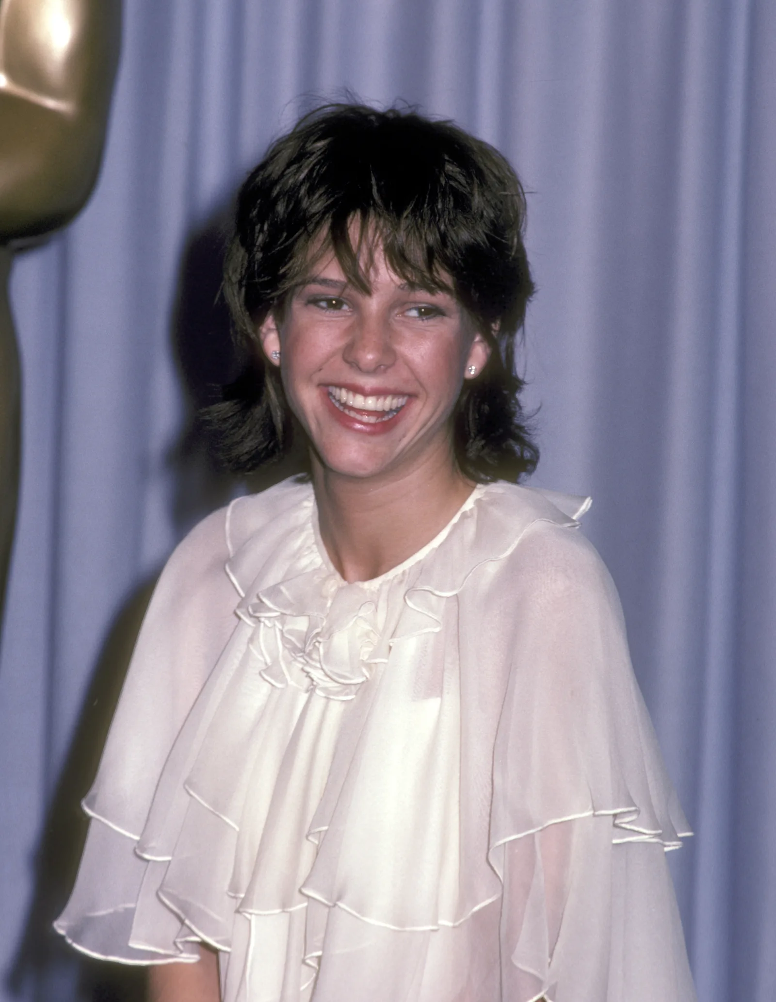 Kristy McNichol refused to go back until she got better. In this photo, she attended the Academy Awards at the Dorothy Chandler Pavilion in Los Angeles, California, on March 30, 1982.