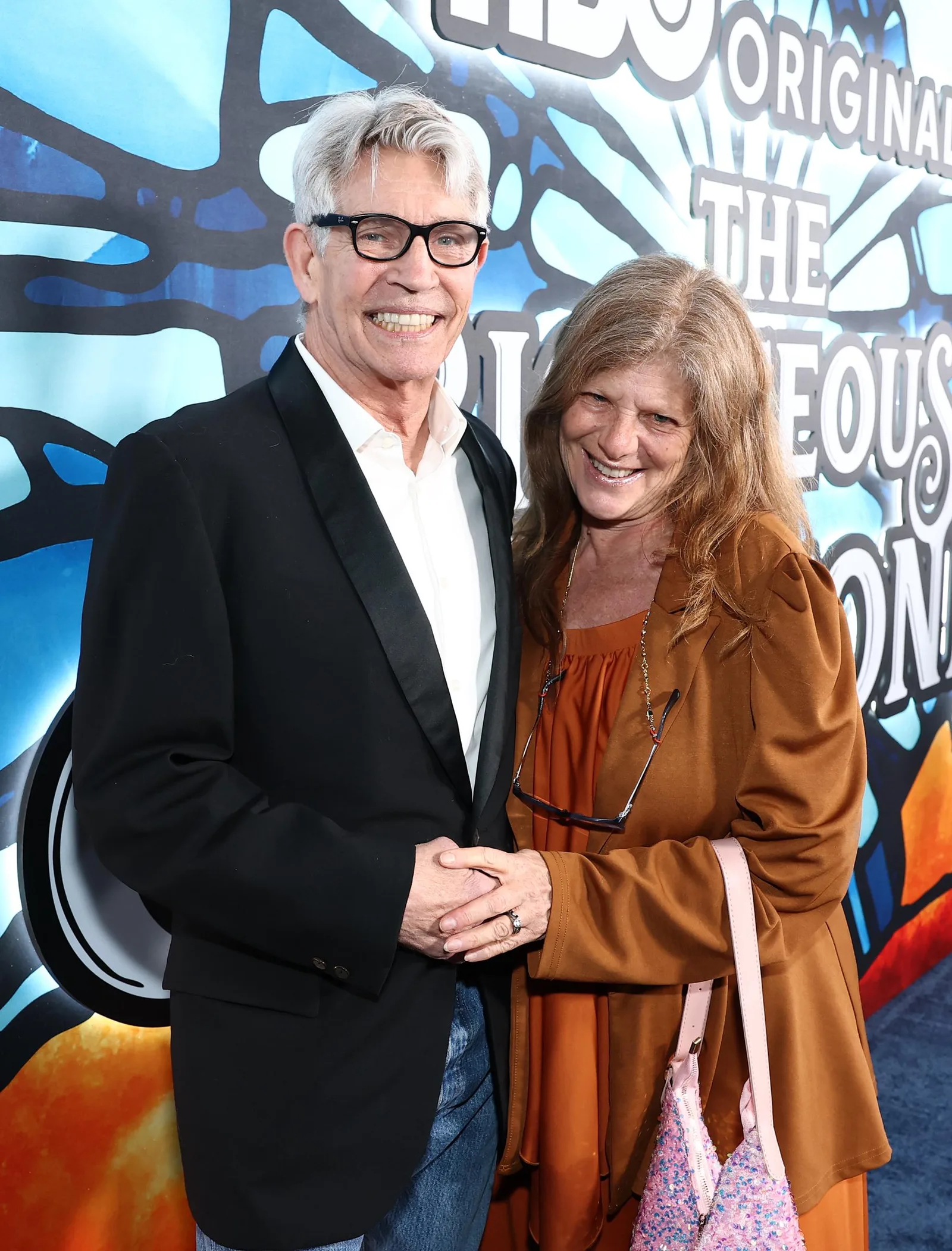 Eric and Eliza Roberts at the final season premiere of "The Righteous Gemstones" in Los Angeles, California on March 5, 2025.
