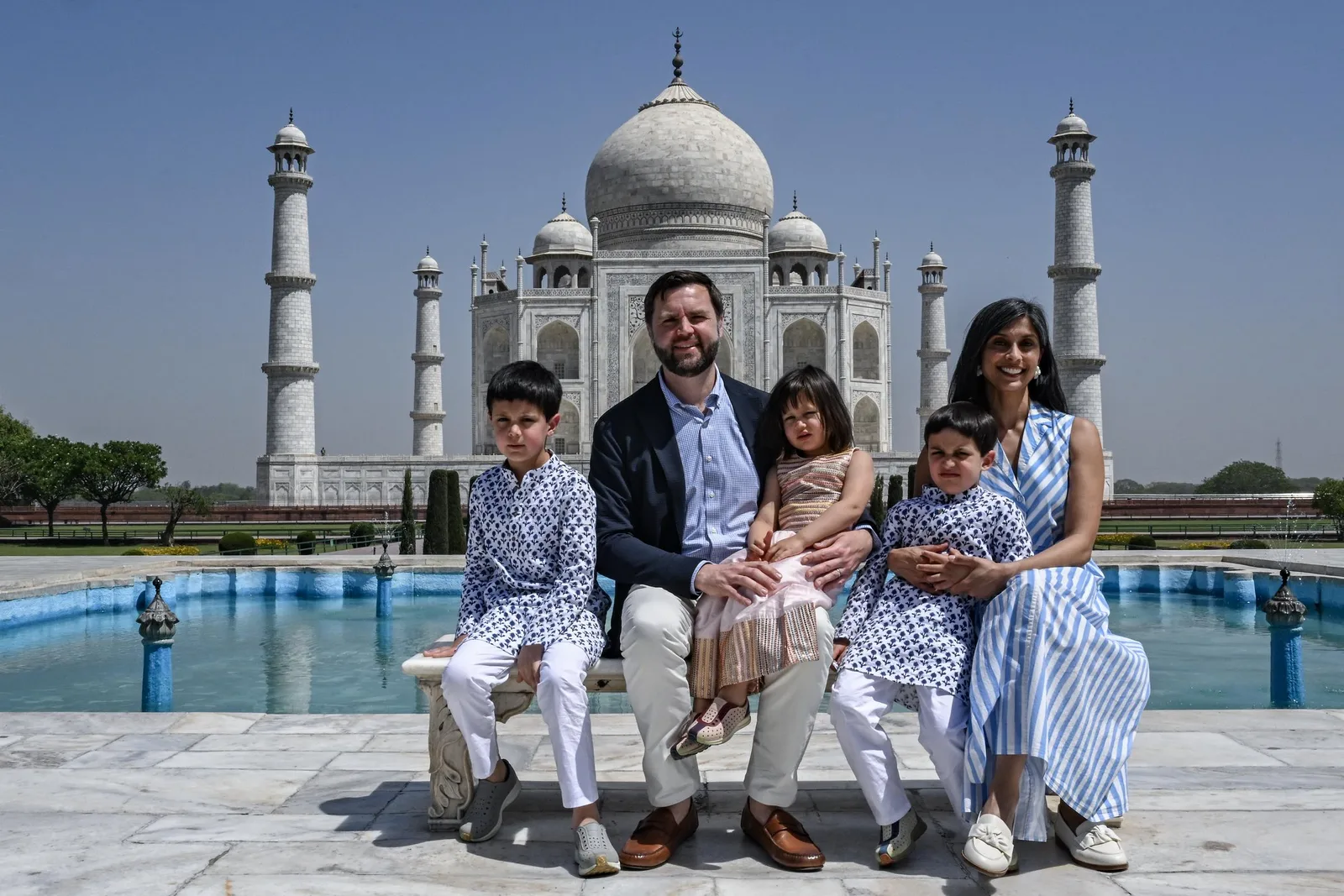 President JD Vance and his family on April 23, 2025