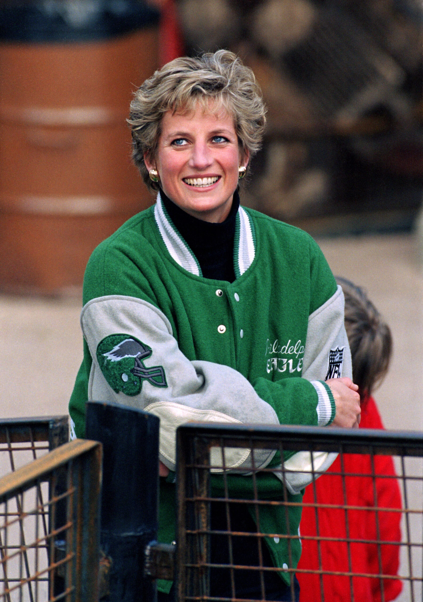 Diana, Princess of Wales, at Alton Towers Theme Park in 1994.