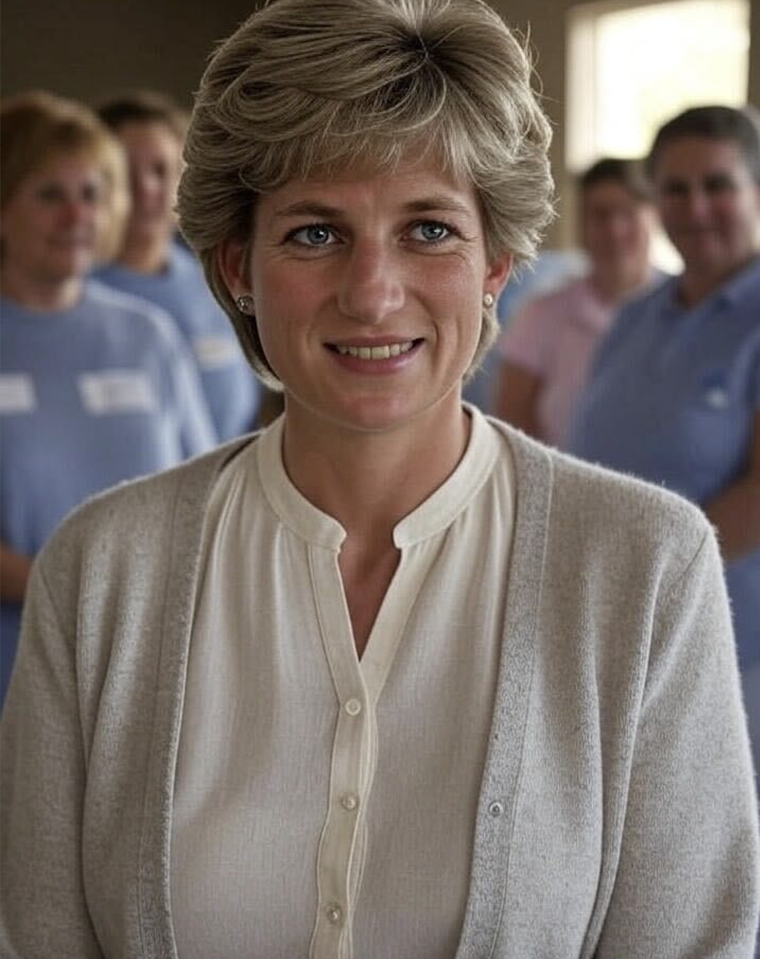 An Al-generated image of what Diana, Princess of Wales, could have looked like today.