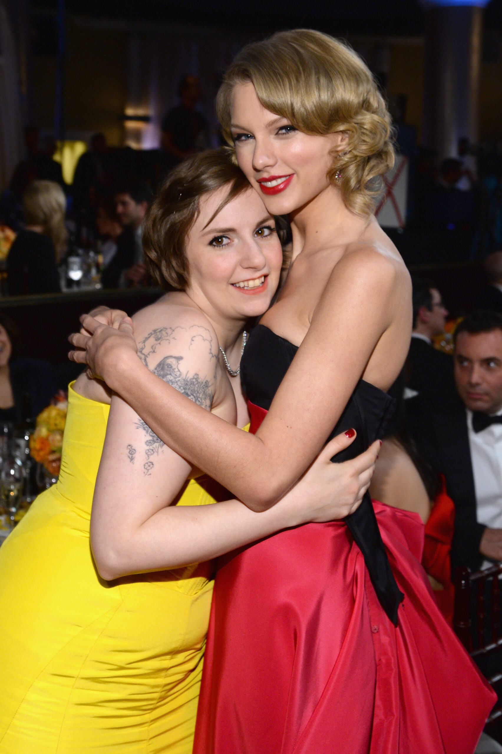 Lena Dunham's longtime friendship with Taylor Swift gave extra context to reports that she delivered one of the rehearsal dinner's most talked-about speeches. Her joke reportedly left guests "gasping and laughing," but Swift was said to have called the punchline "genius."