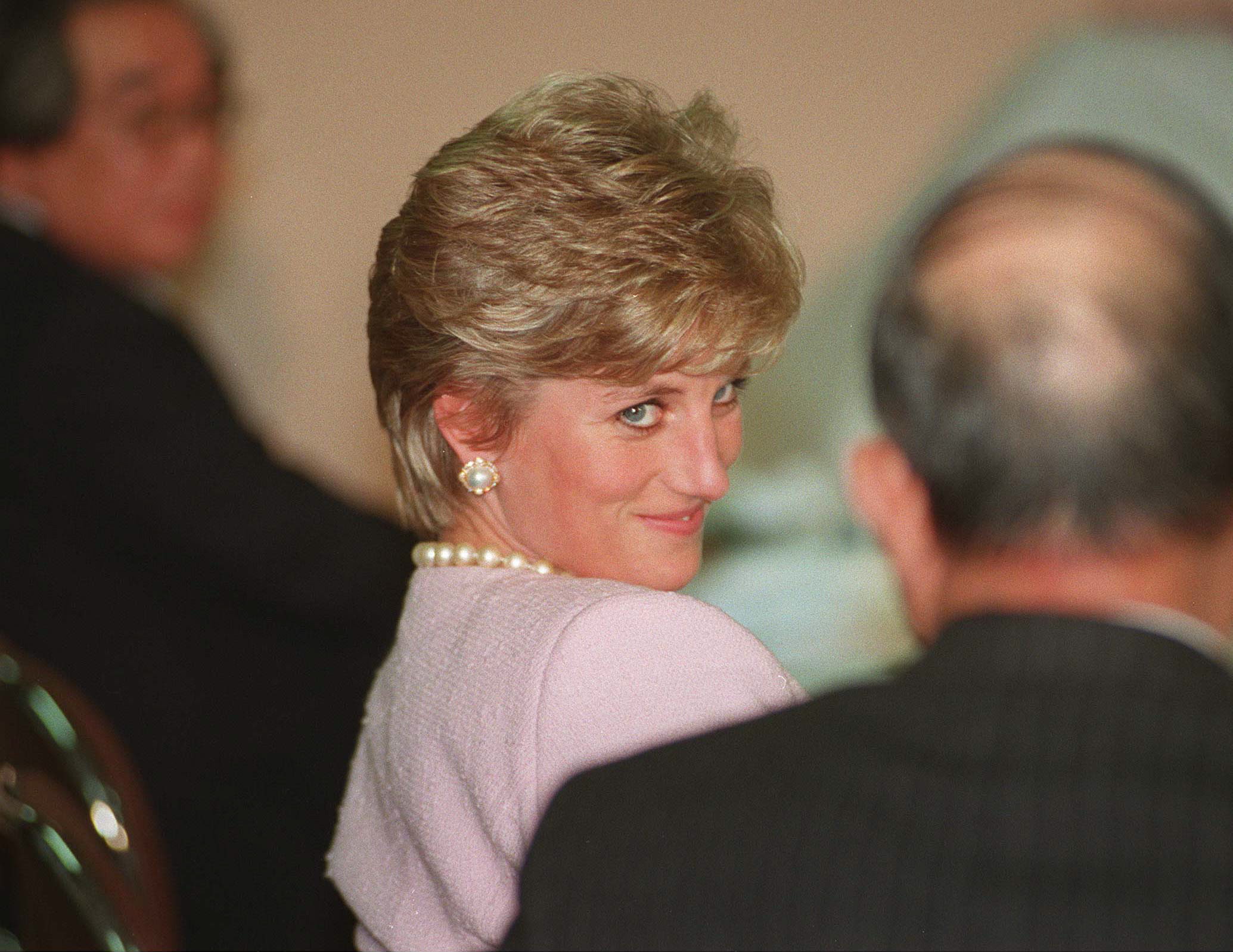 Diana, Princess of Wales, during her visit to The Peter Pan Children's Fund in Tokyo, Japan, 1995.