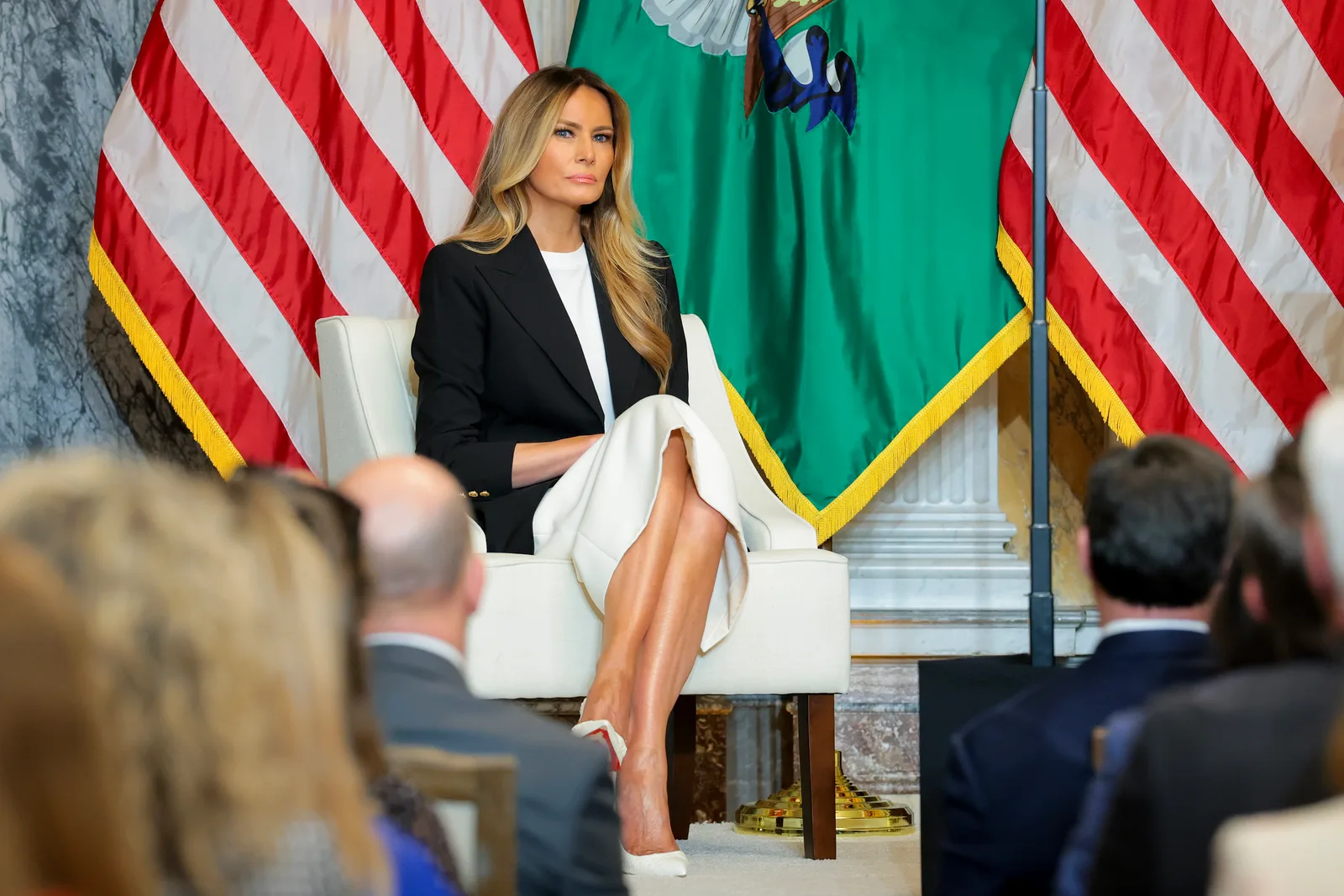 The first lady had also missed the rescheduled White House Correspondents' Dinner days earlier. The White House cited a prior commitment for that event but offered no public explanation for her absence from Graham's funeral.