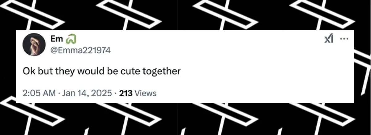 A fan comment on Josie Totah and Karan Brar, dated January 14, 2025