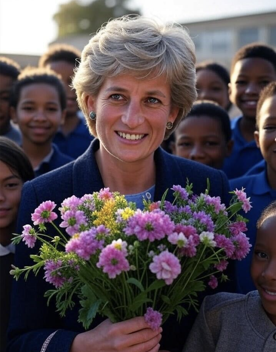 An Al-generated image of what Diana, Princess of Wales, could have looked like today.