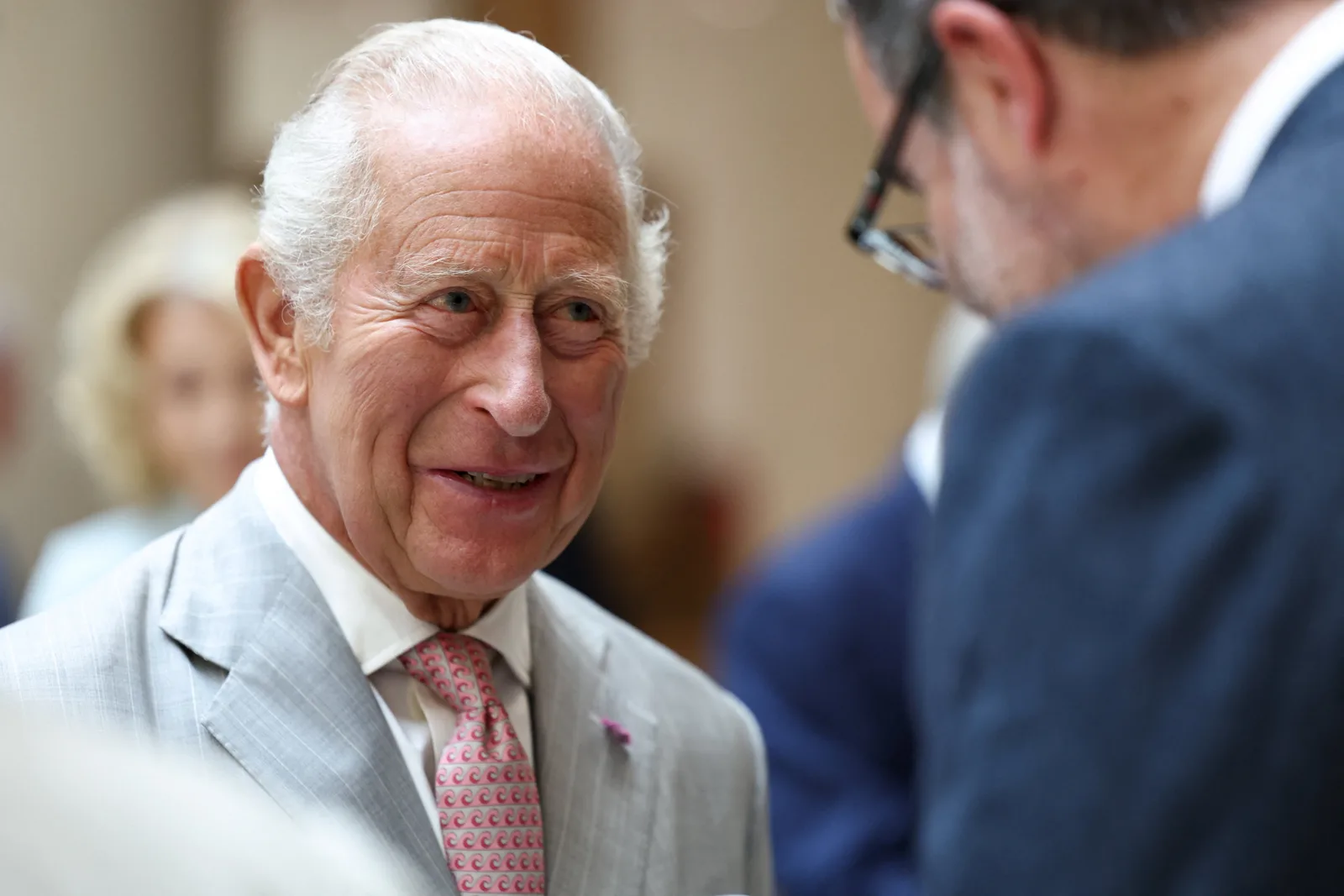 The meeting between the Sussexes and the monarchs was said to be private. At this event, King Charles III met university staff and community groups as he visited the Stephen A. Schwarzman Centre for the Humanities at the University of Oxford on July 10, 2026, in Oxford, England.