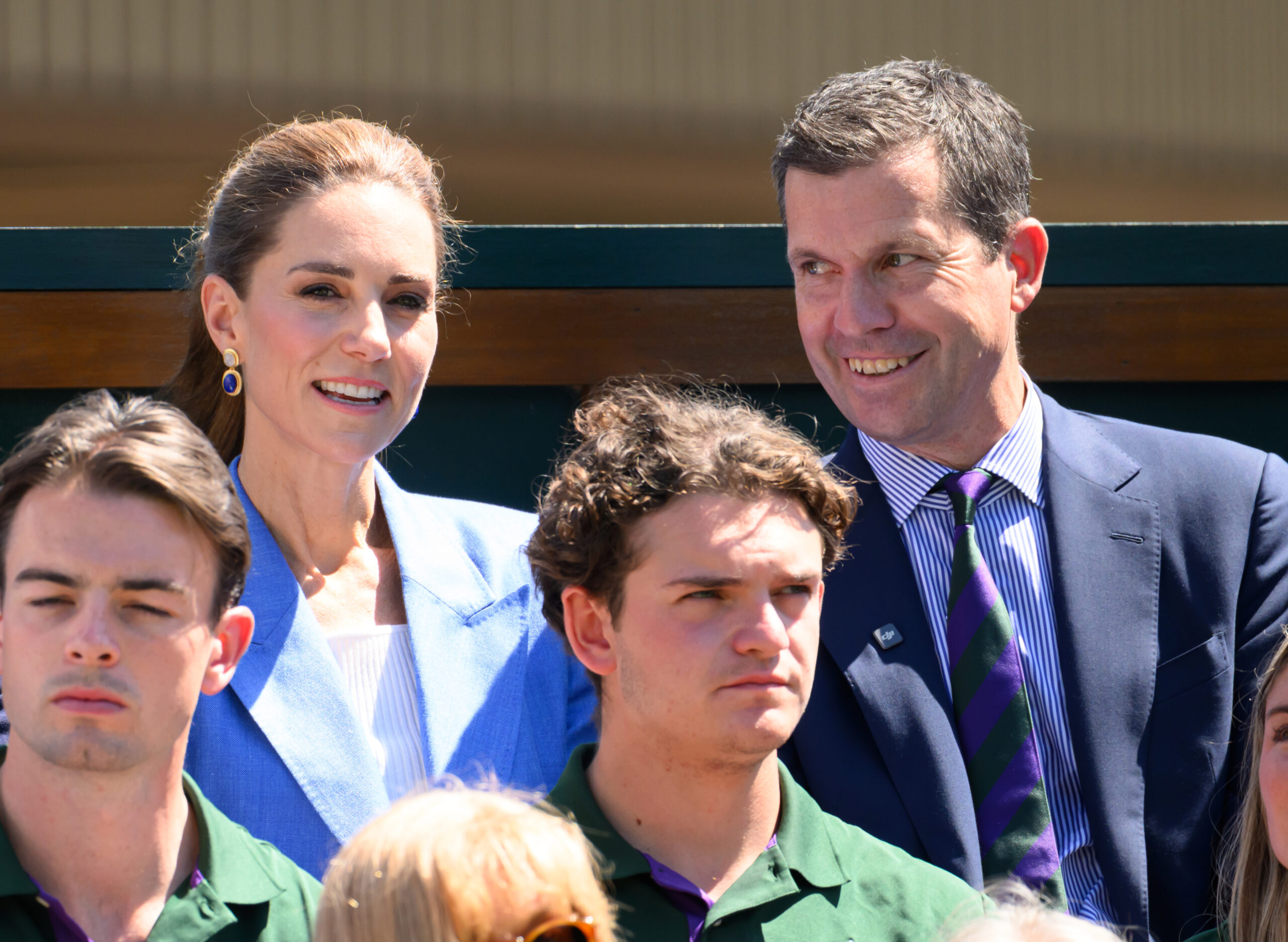 Catherine, Princess of Wales, was seen enjoying the match on July 2, 2026, alongside Tim Henman.