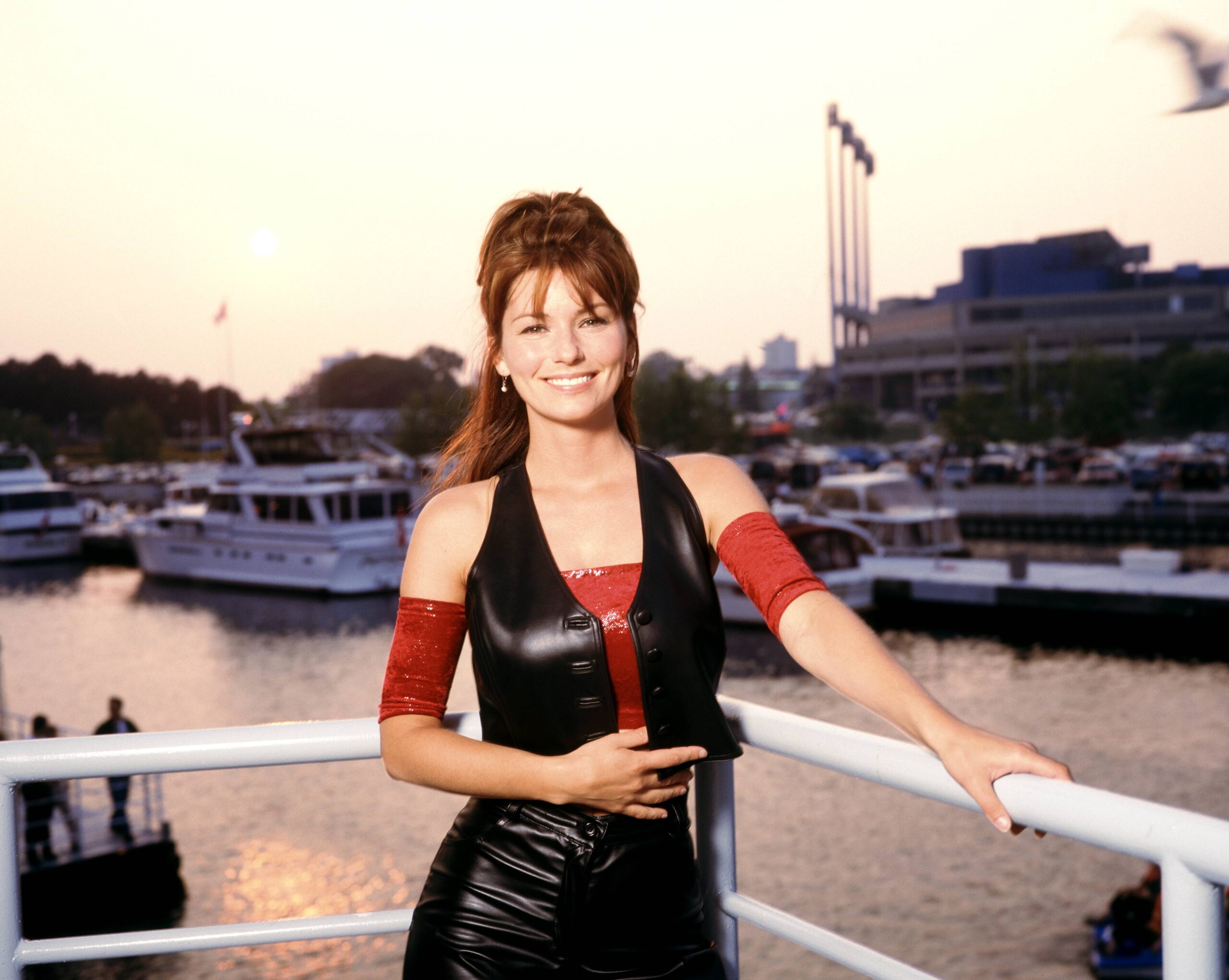 In this early-career shot from 1970, Shania Twain's polished country-pop image was already taking shape, blending girl-next-door warmth with a sleek, camera-ready edge. It's a reminder of the poised star fans first came to know before decades of reinvention followed.